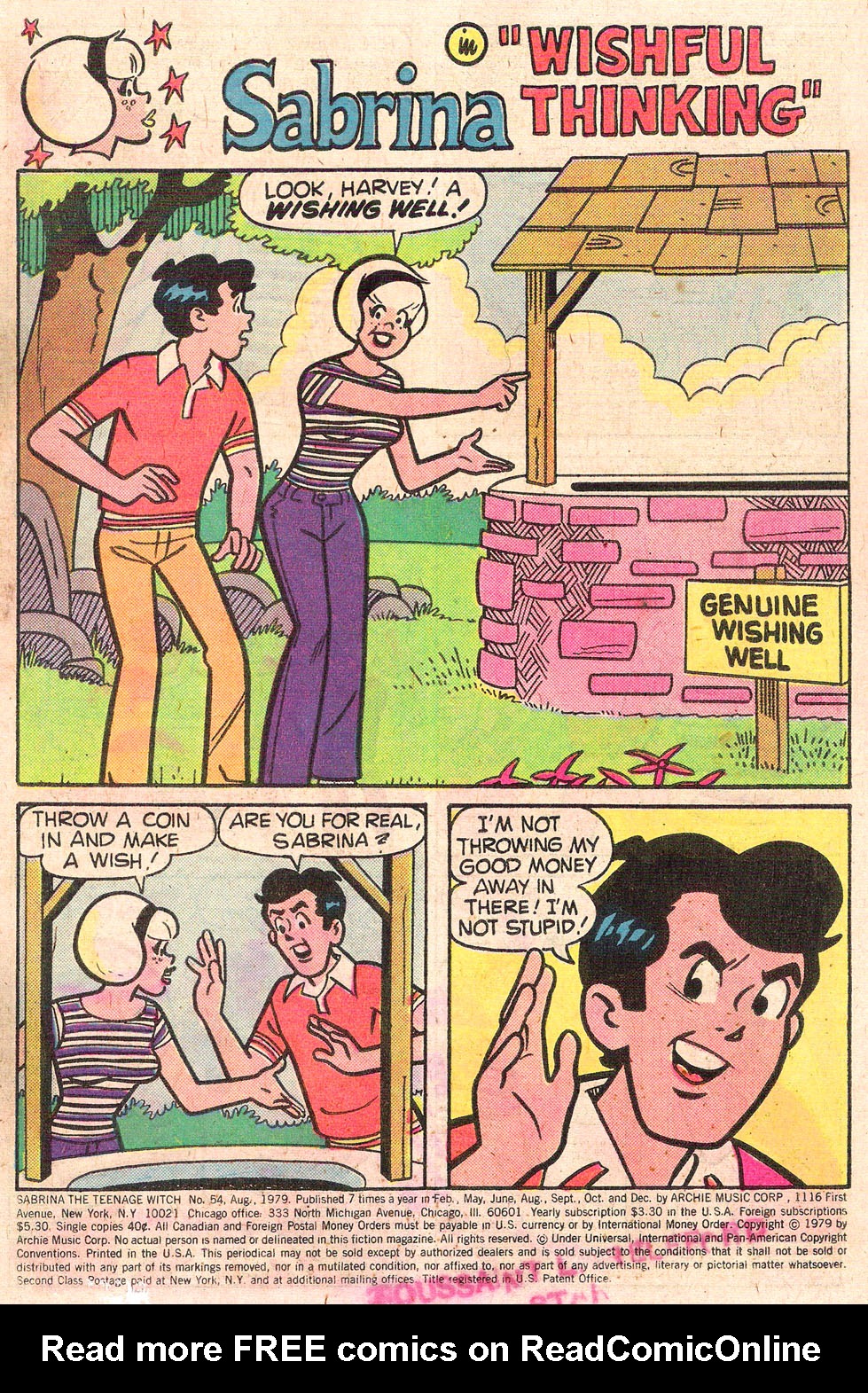 Read online Sabrina The Teenage Witch (1971) comic -  Issue #54 - 3