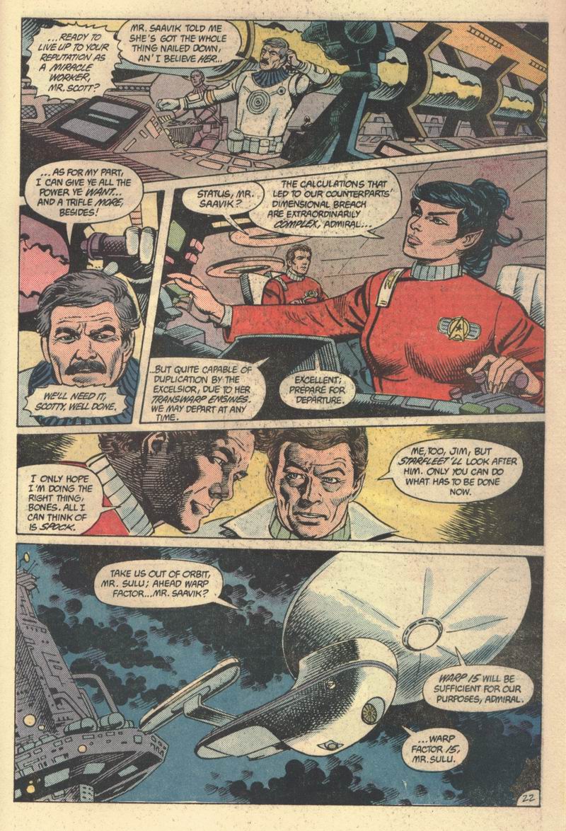 Read online Star Trek (1984) comic -  Issue #12 - 22