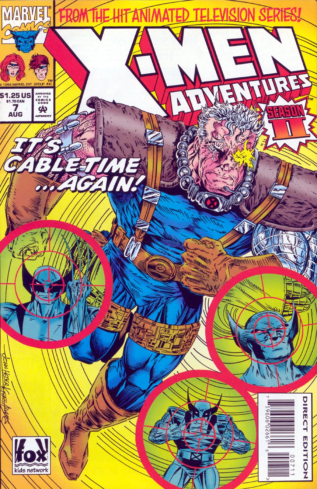 Read online X-Men Adventures (1994) comic -  Issue #7 - 1