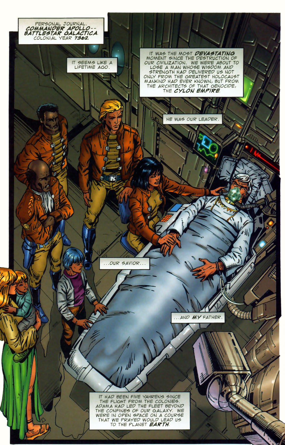 Read online Battlestar Galactica (1995) comic -  Issue #1 - 3