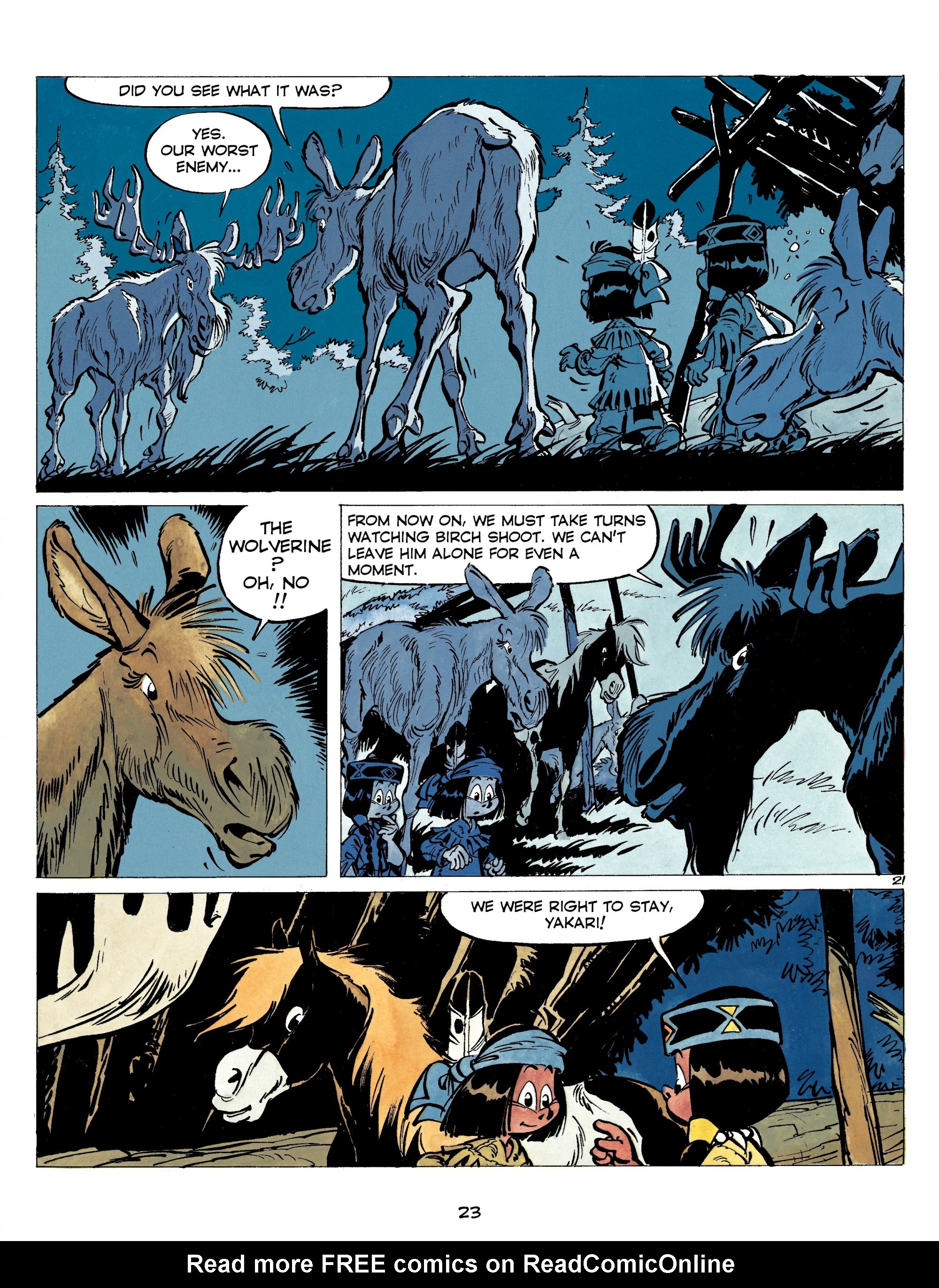 Read online Yakari comic -  Issue #7 - 23