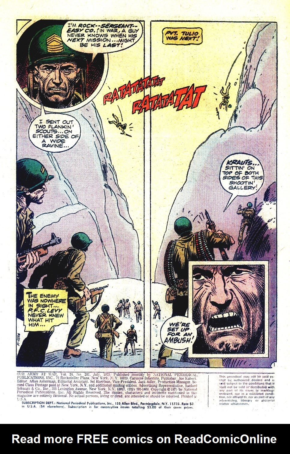 Read online Our Army at War (1952) comic -  Issue #282 - 3