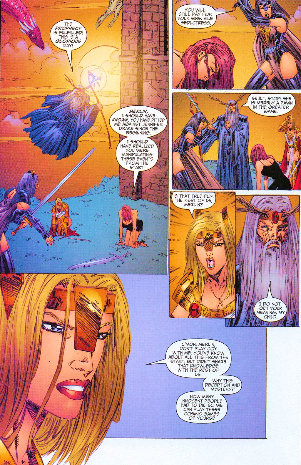 Read online Lady Pendragon comic -  Issue #6 - 19