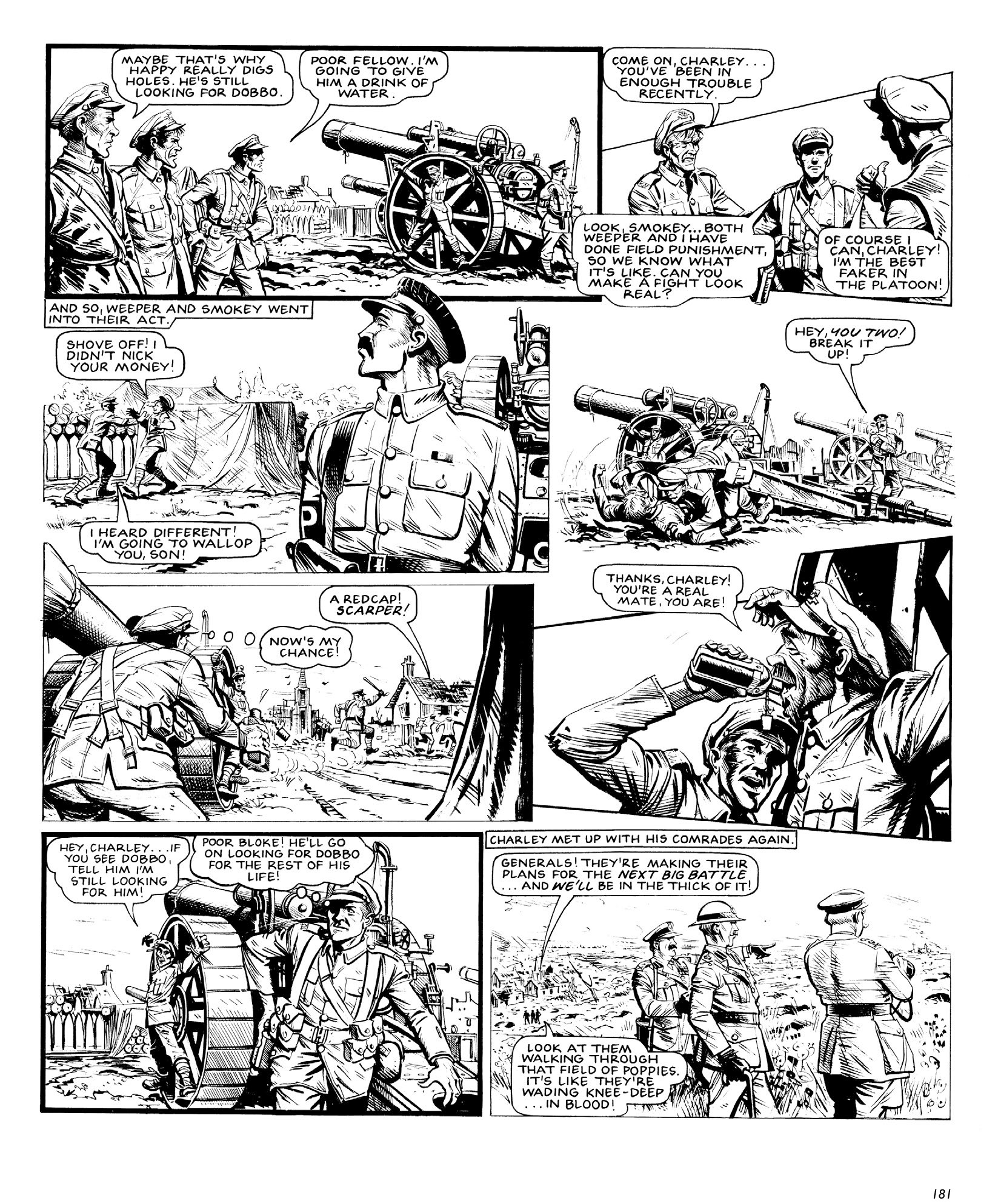 Read online Charley's War: The Definitive Collection comic -  Issue # TPB 2 - 181