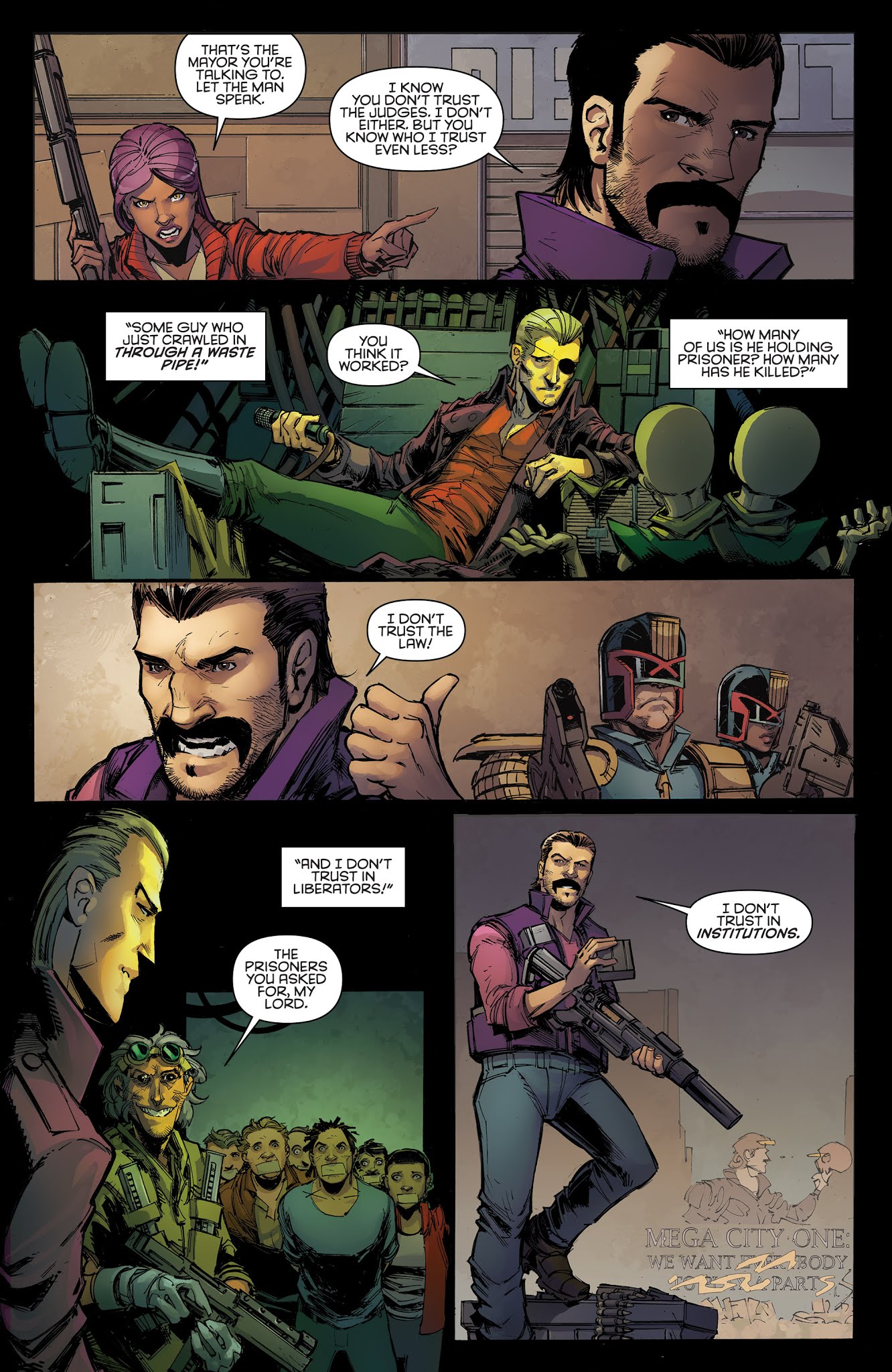 Read online Judge Dredd: Under Siege comic -  Issue #3 - 17