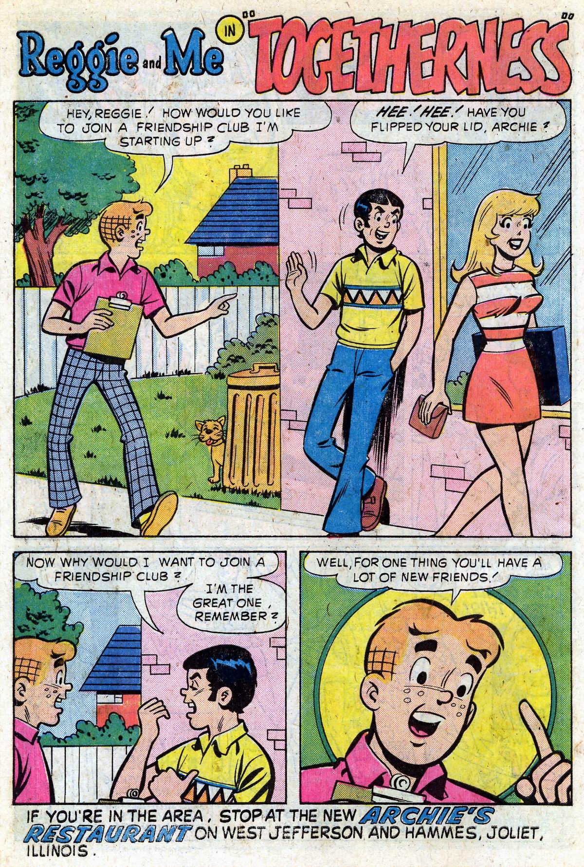 Read online Reggie and Me (1966) comic -  Issue #75 - 8
