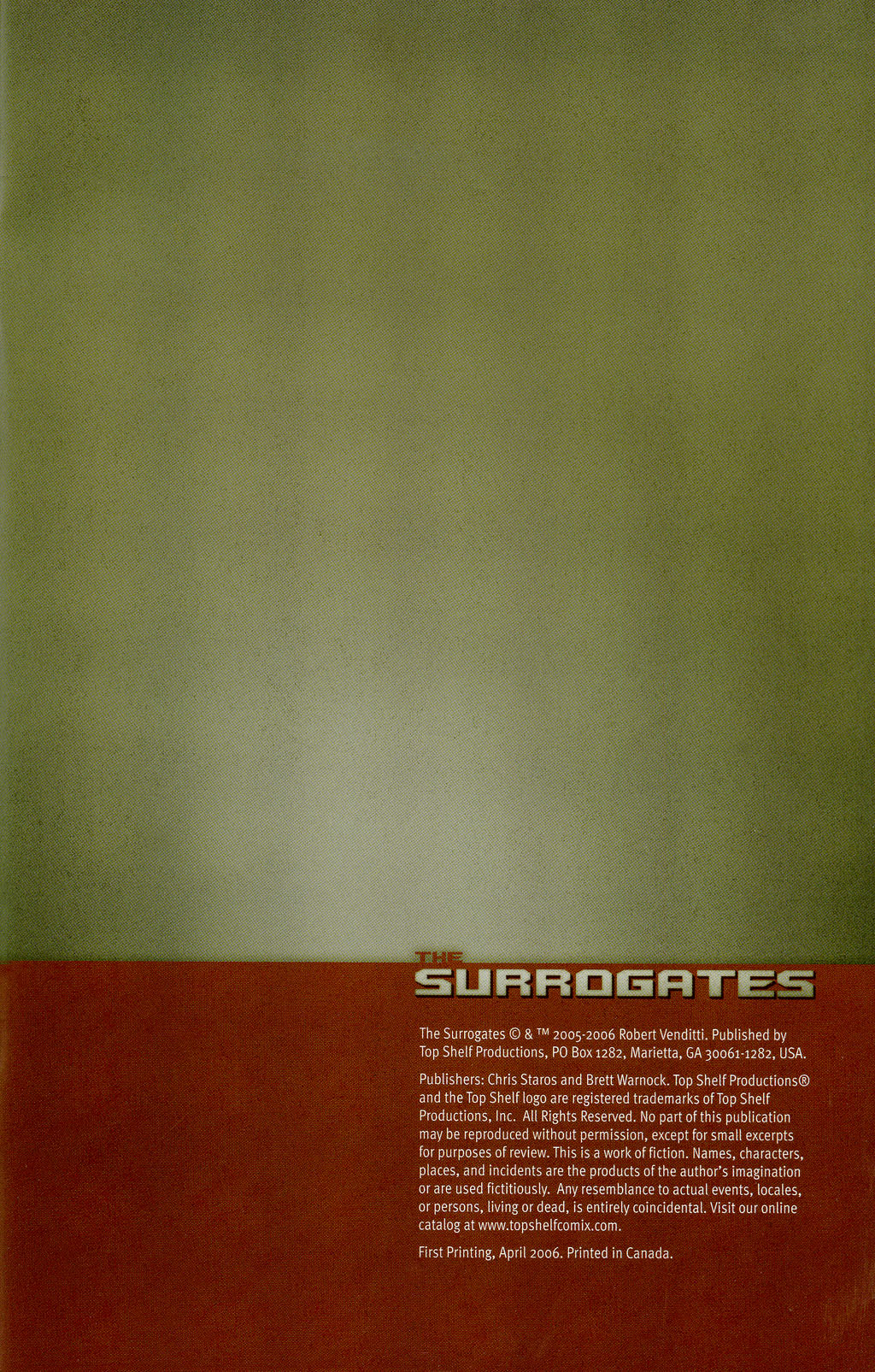 Read online The Surrogates comic -  Issue #5 - 34
