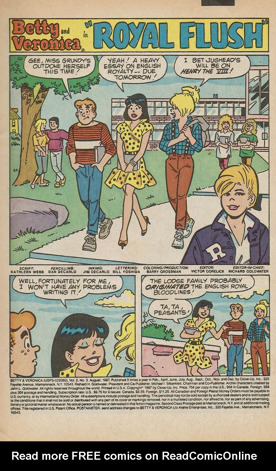Read online Betty and Veronica (1987) comic -  Issue #3 - 3