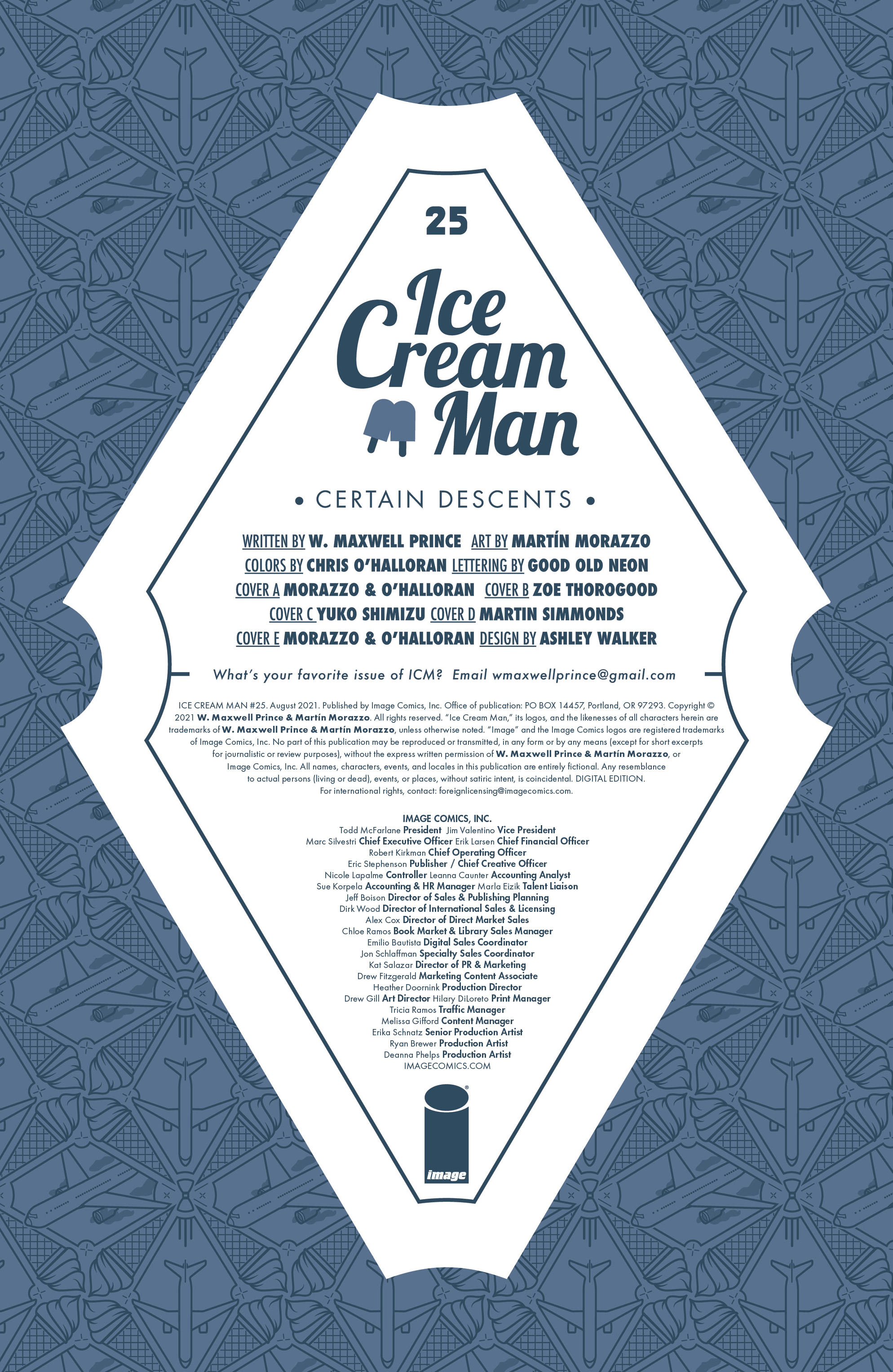 Read online Ice Cream Man comic -  Issue #25 - 2