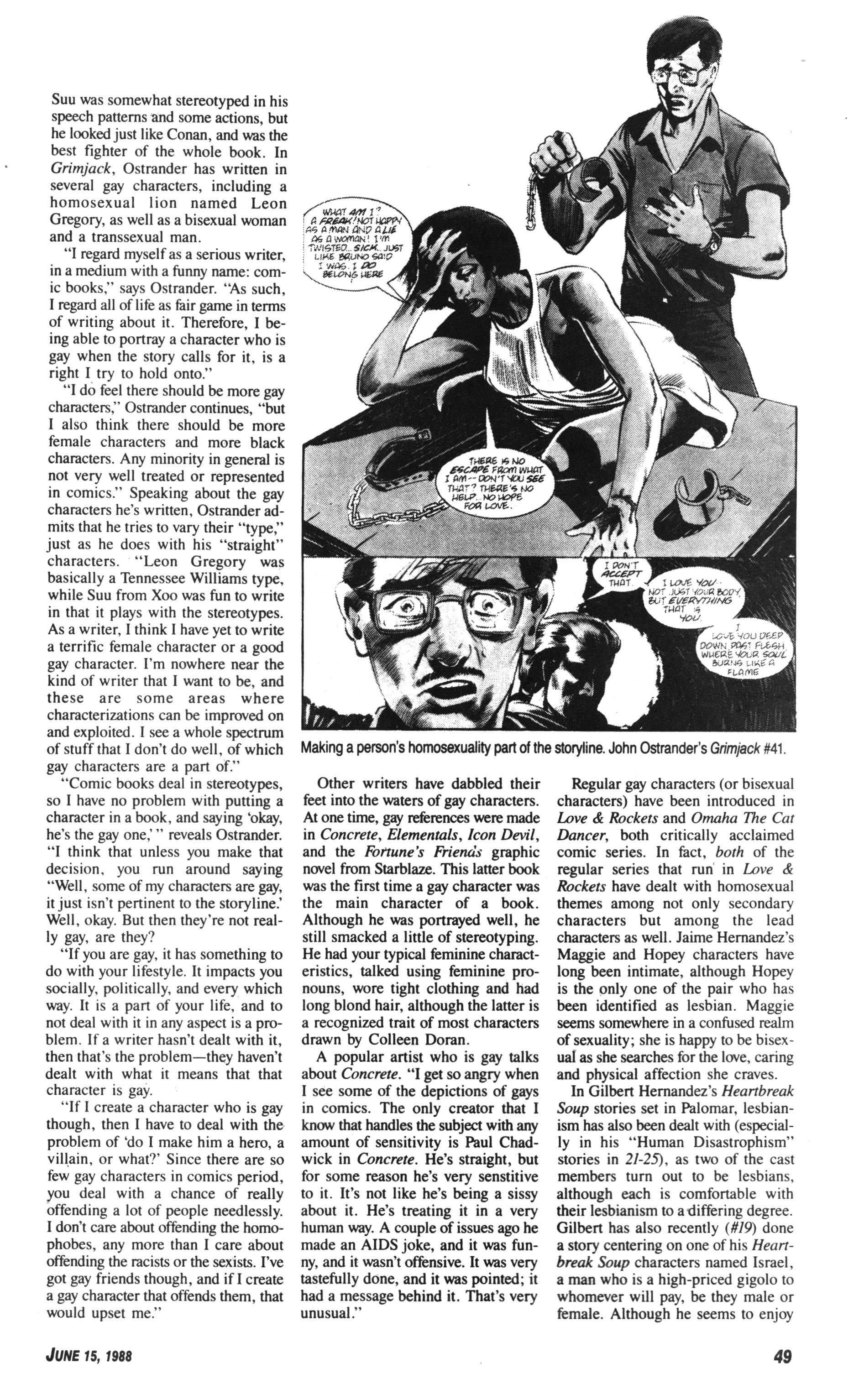 Read online Amazing Heroes comic -  Issue #143 - 49