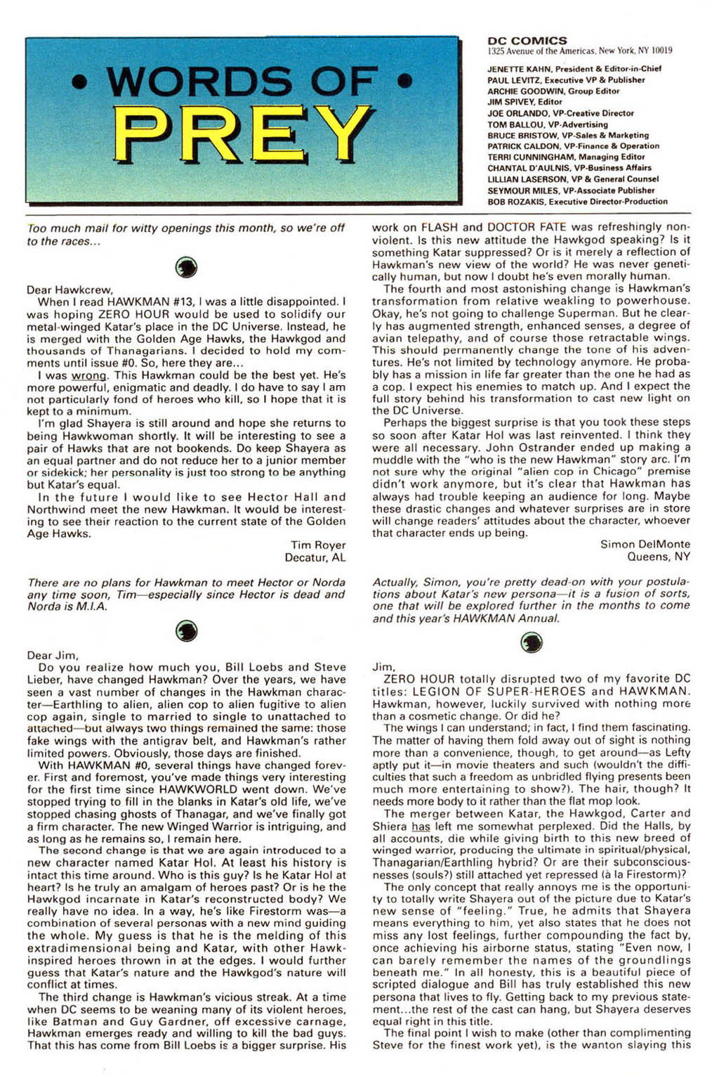 Hawkman (1993) Issue #16 #19 - English 26