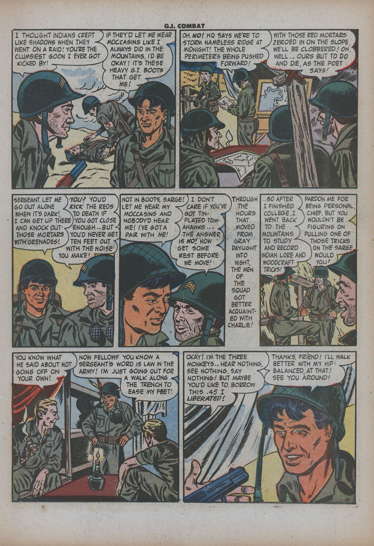 Read online G.I. Combat (1952) comic -  Issue #8 - 16