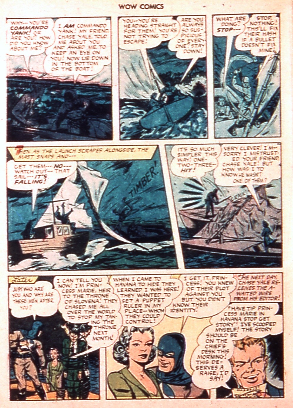 Read online Wow Comics comic -  Issue #47 - 50