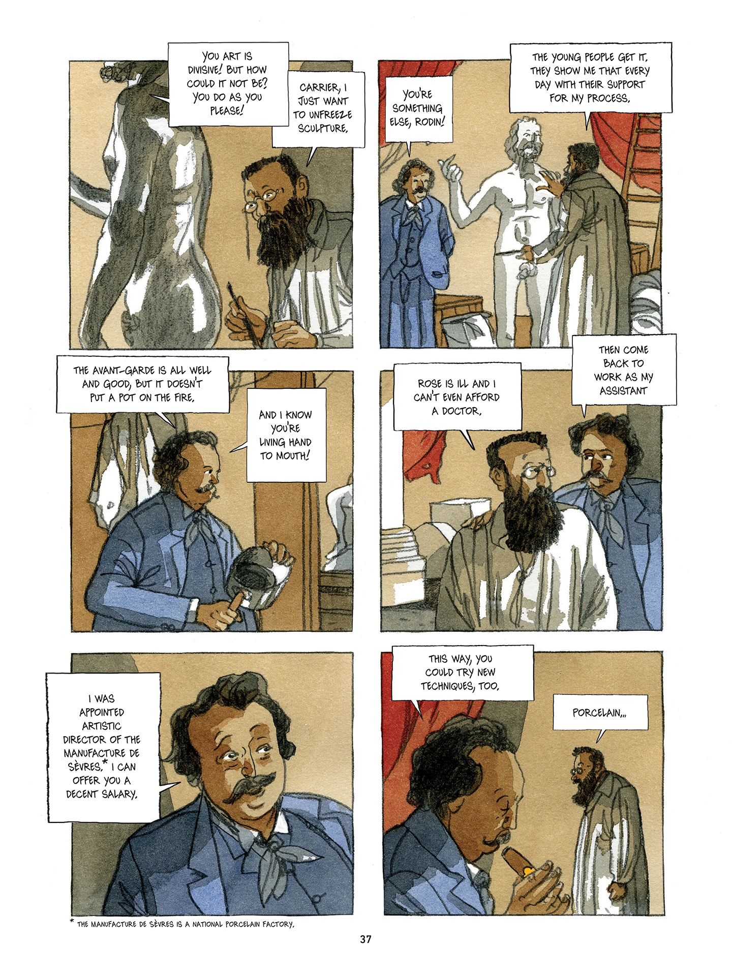Read online Rodin: Fugit Amor, An Intimate Portrait comic -  Issue # TPB - 39