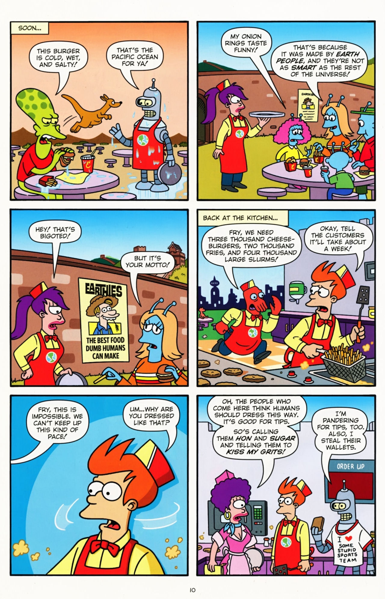 Read online Futurama Comics comic -  Issue #56 - 9