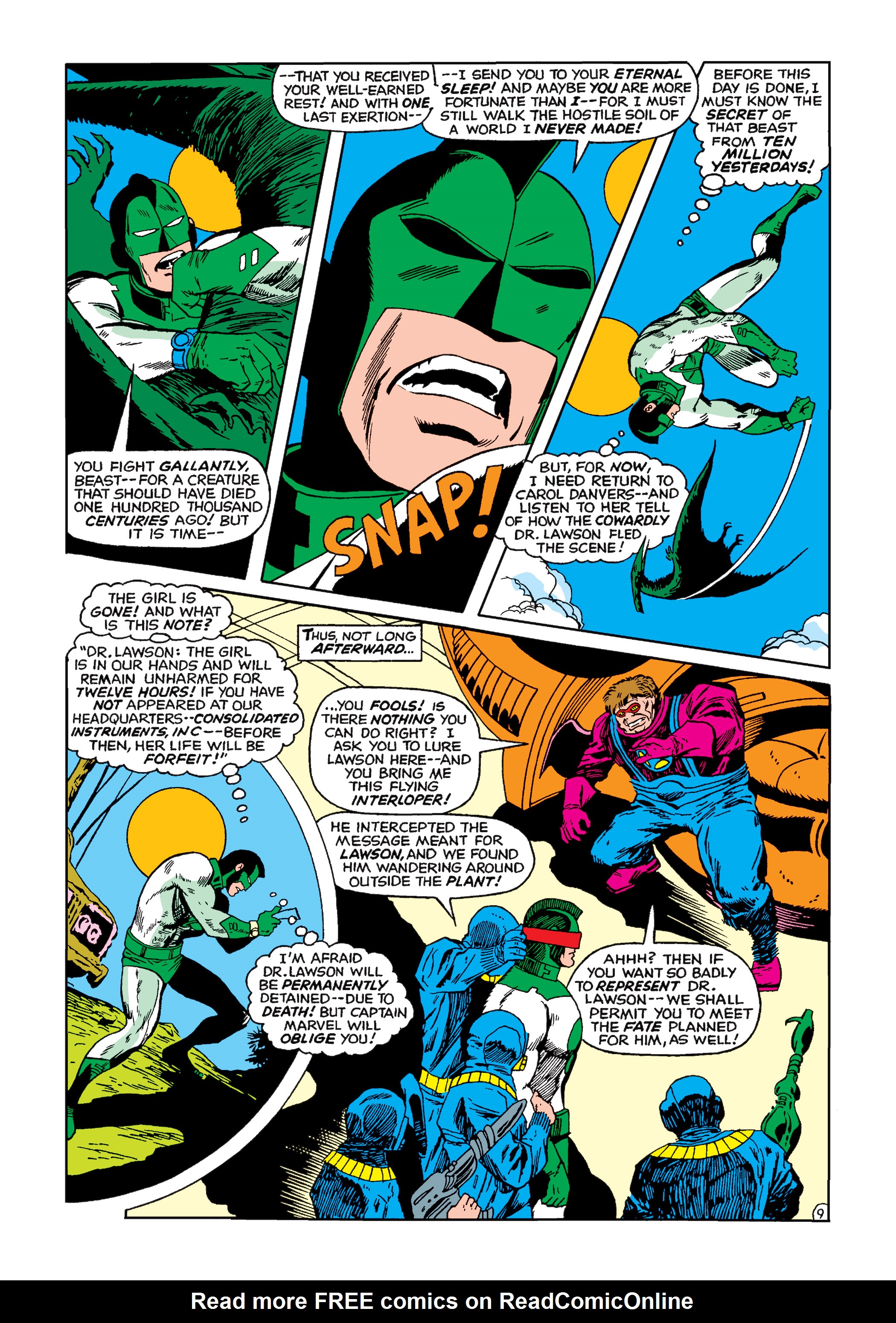 Read online Marvel Masterworks: Captain Marvel comic -  Issue # TPB 2 (Part 1) - 17