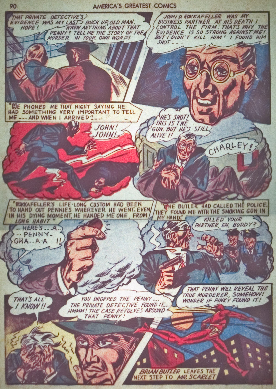 Read online America's Greatest Comics comic -  Issue #2 - 91