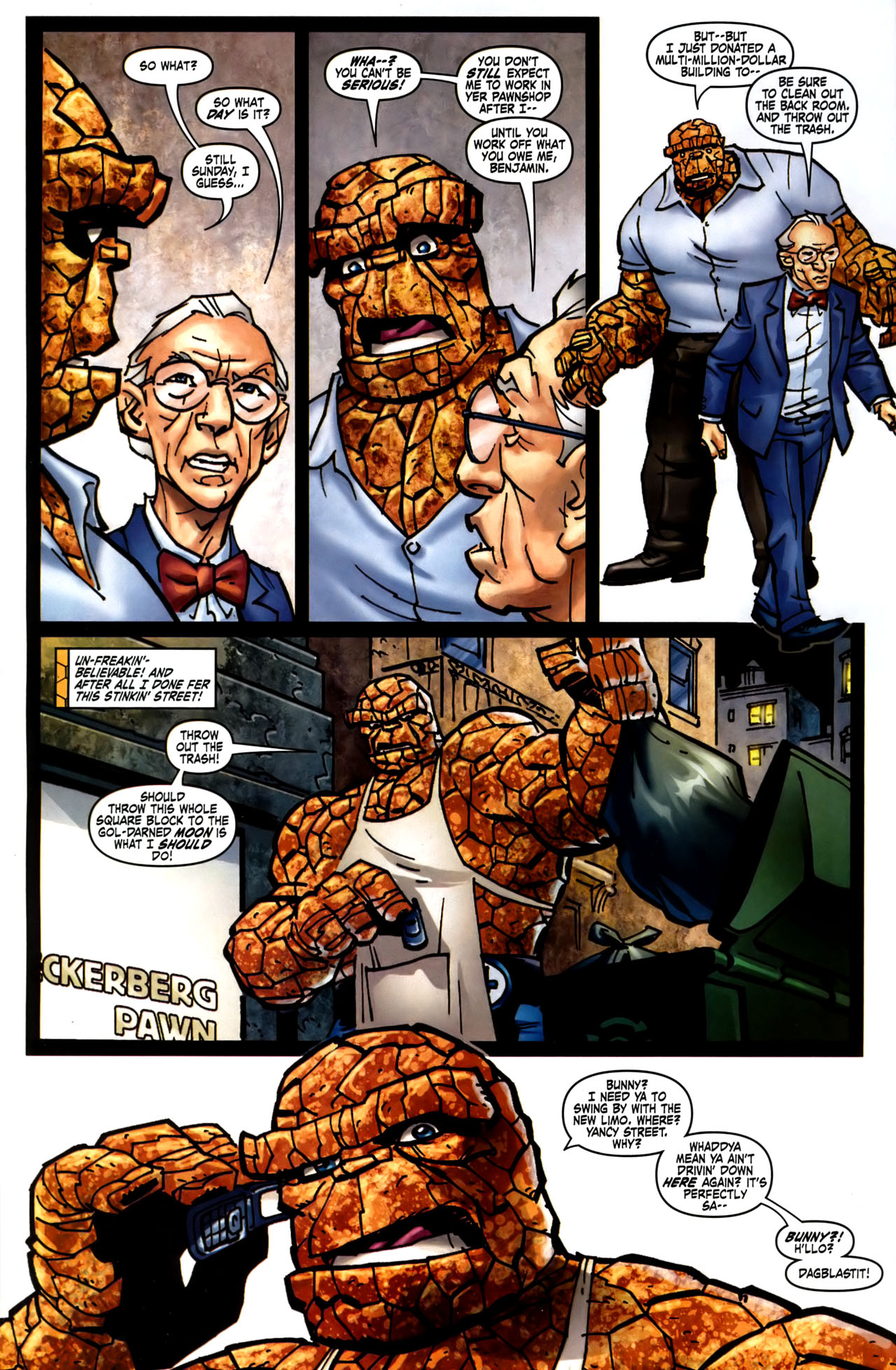 Read online The Thing (2006) comic -  Issue #6 - 21