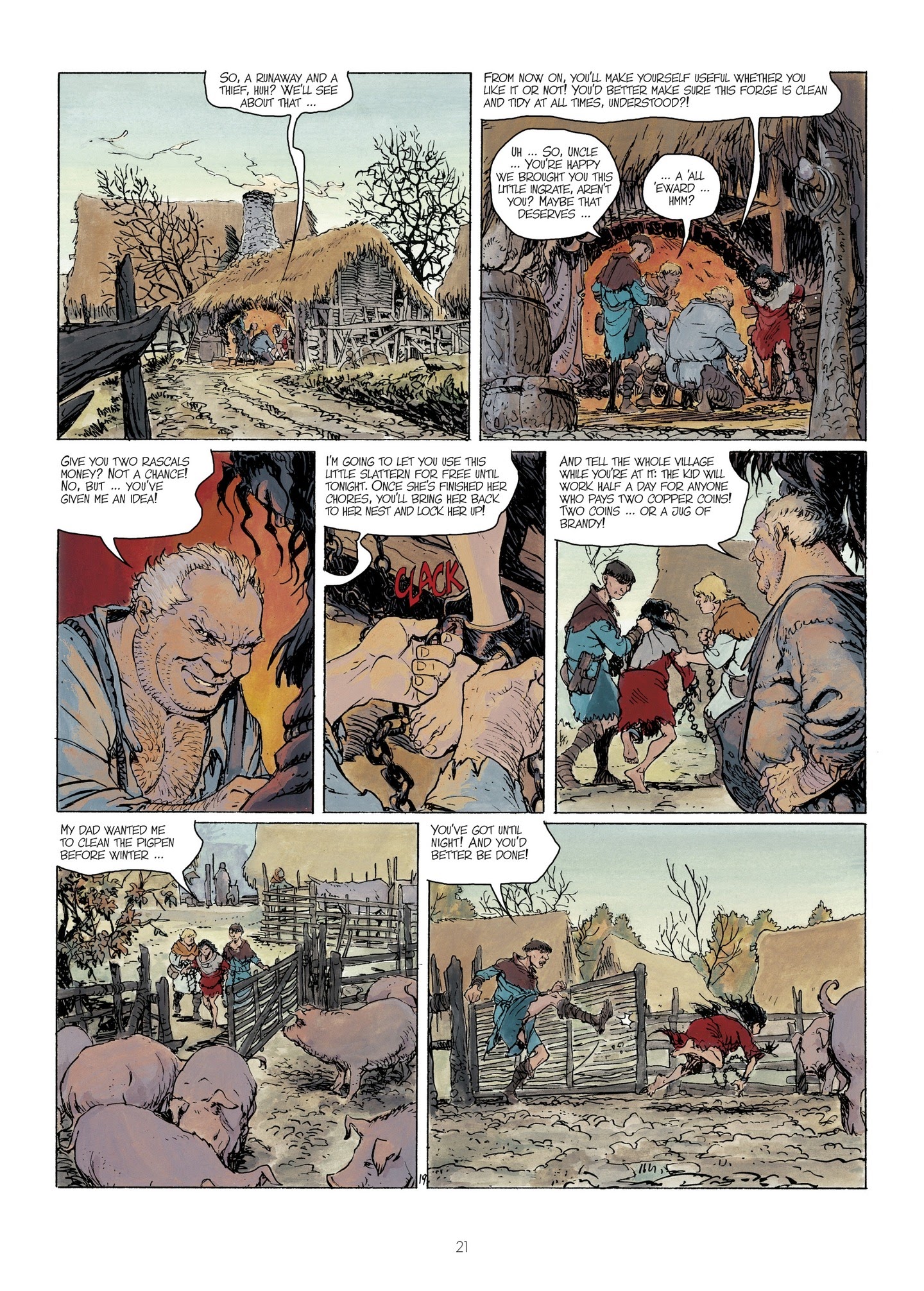 Read online Thorgal - Kriss of Valnor: I Forget Nothing! comic -  Issue # Full - 23