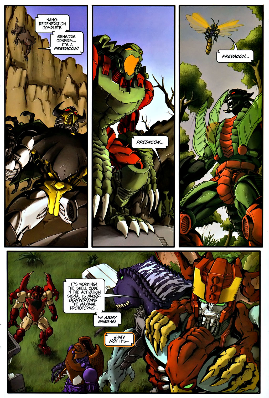 Read online Transformers, Beast Wars The Gathering comic Issue 1