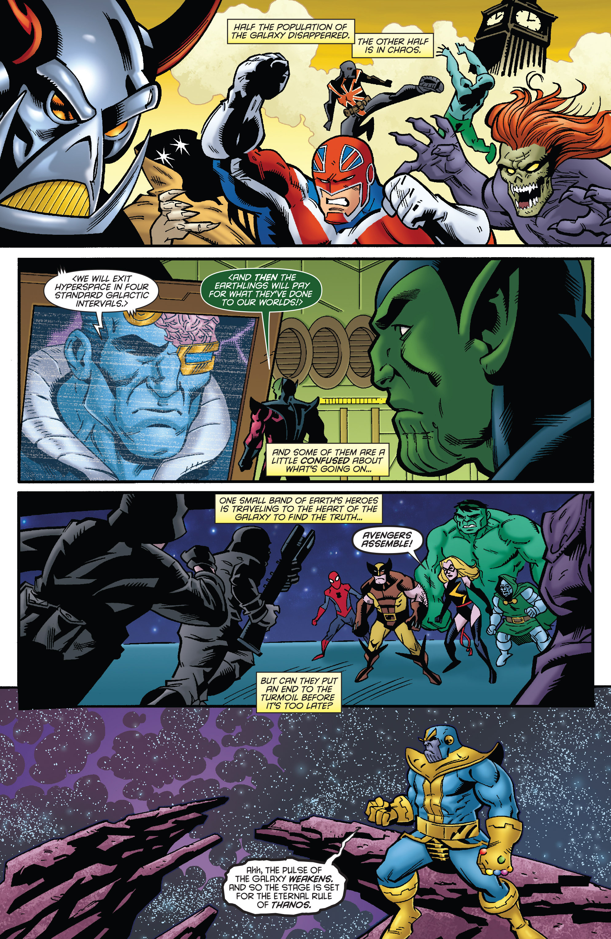 Read online Avengers & the Infinity Gauntlet comic -  Issue #3 - 2