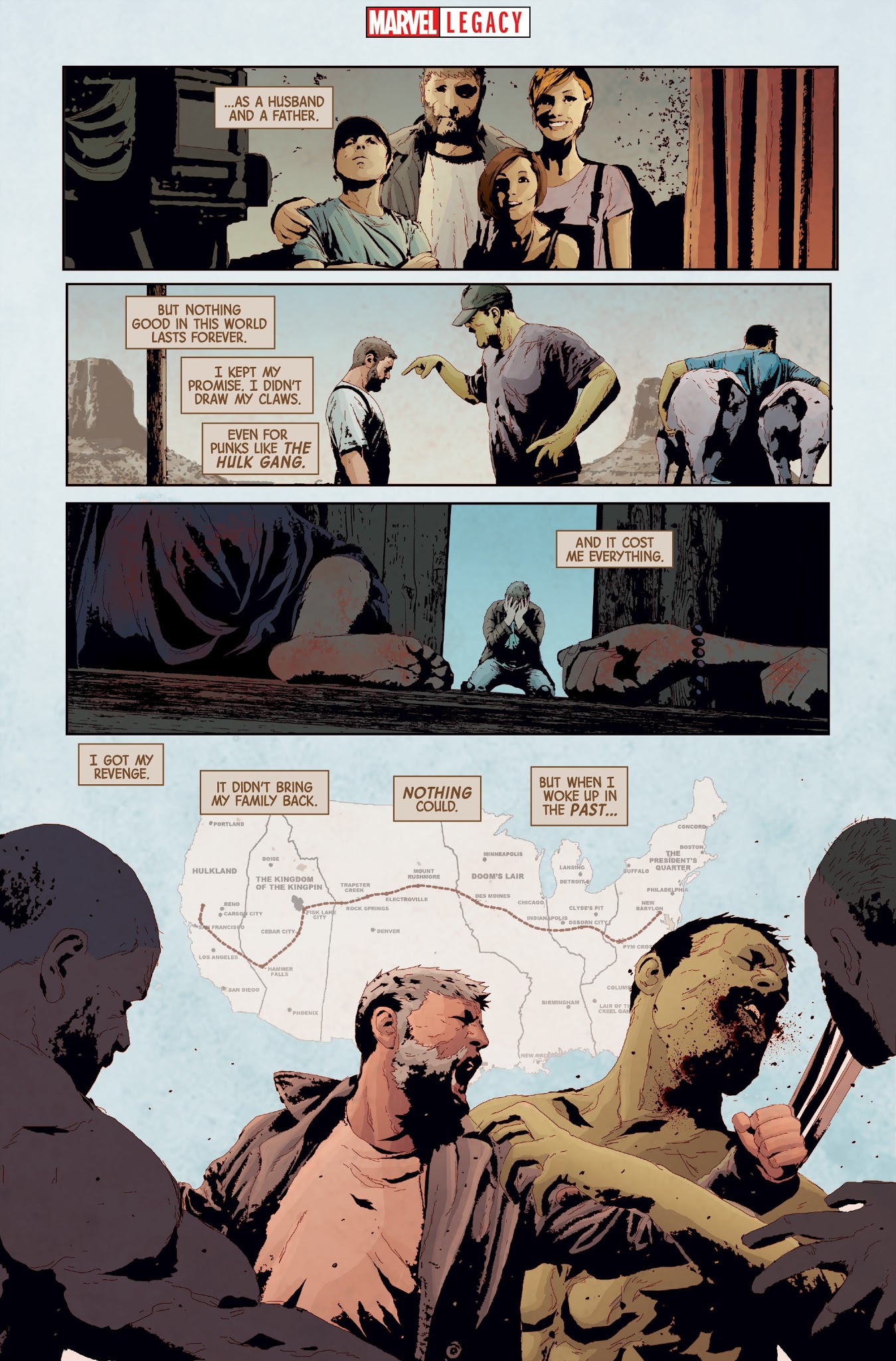Read online Old Man Logan (2016) comic -  Issue # _Marvel Legacy Primer Pages - 3