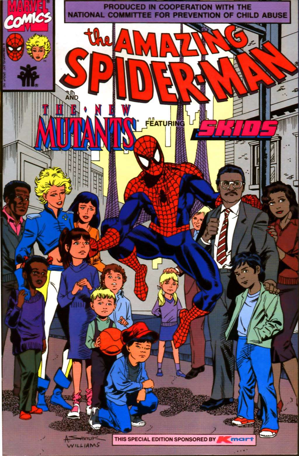 Read online Spider-Man and the New Mutants comic -  Issue # Full - 1