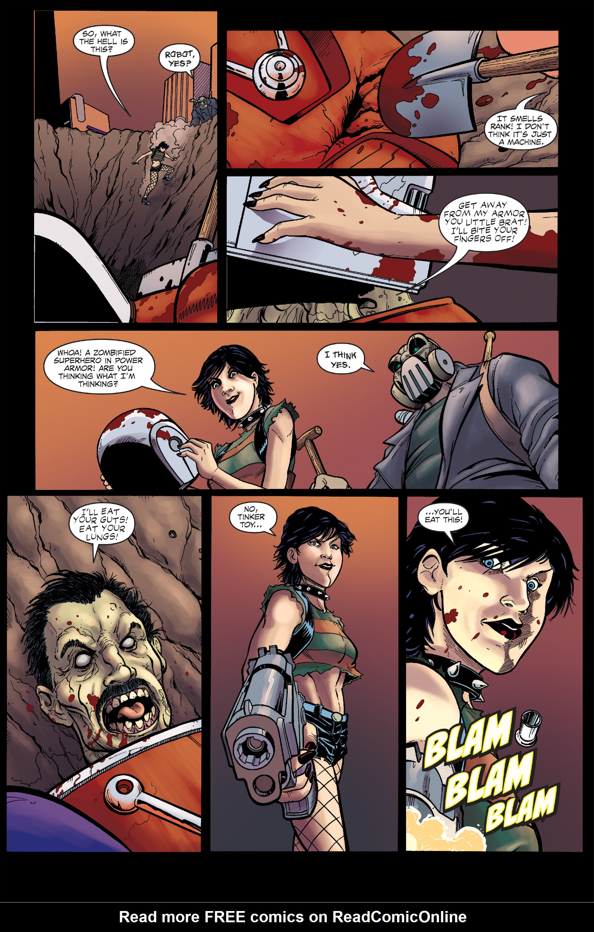 Read online Hack/Slash vs. Halloween Man Special comic -  Issue # Full - 15