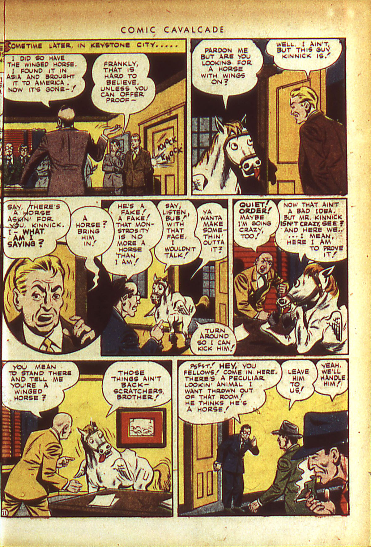 Read online Comic Cavalcade comic -  Issue #9 - 81