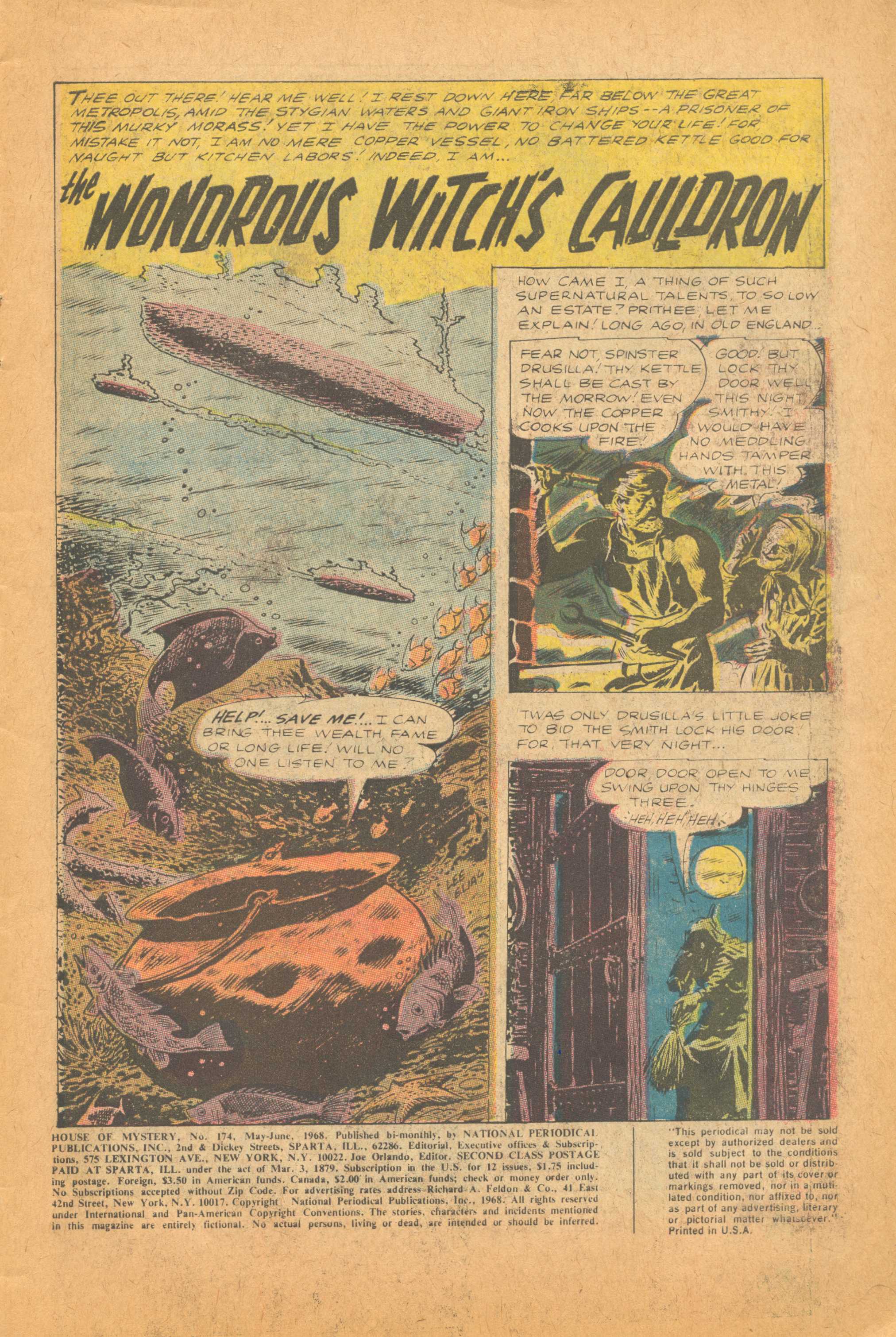Read online House of Mystery (1951) comic -  Issue #174 - 3