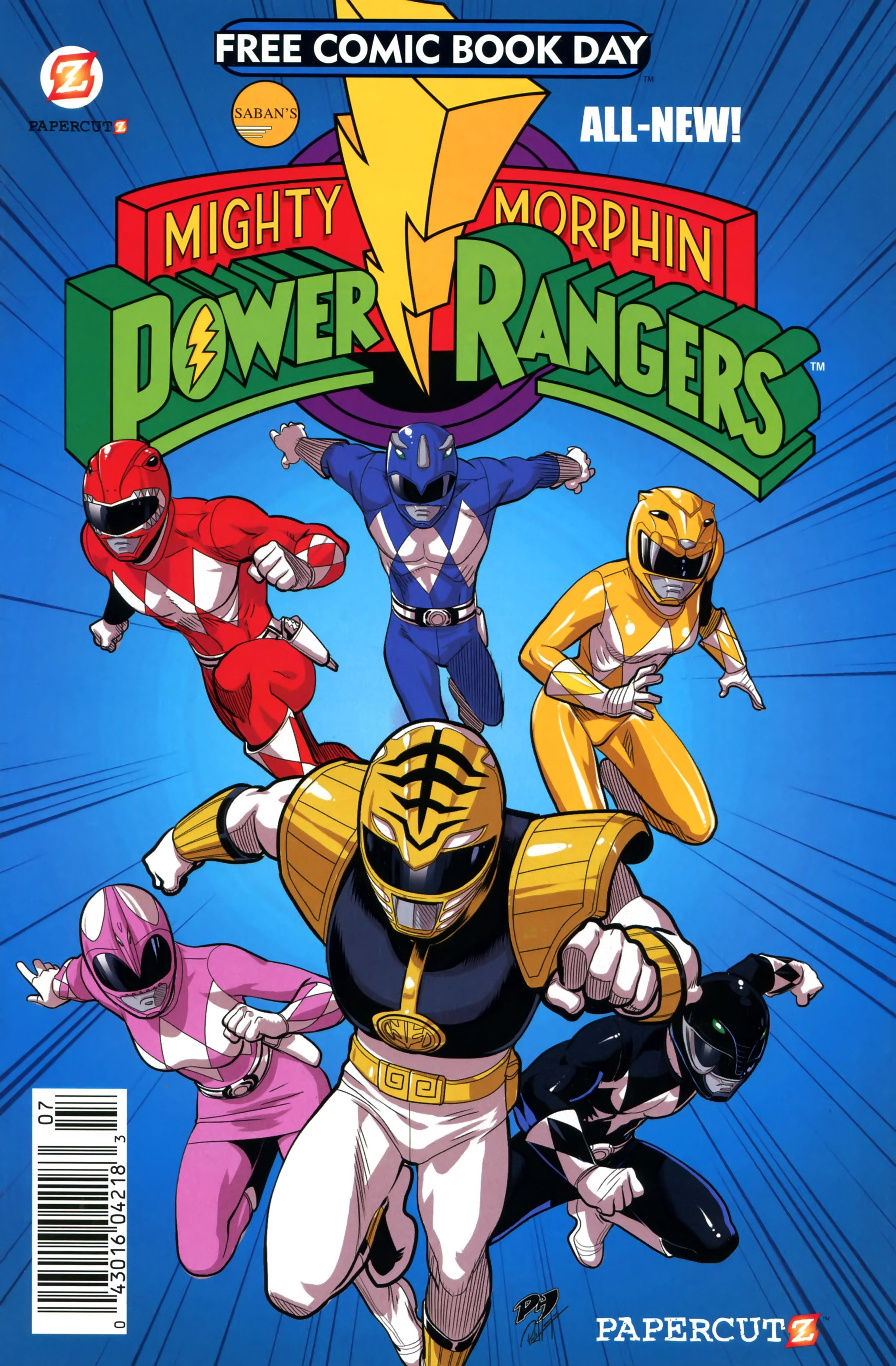 Read online Free Comic Book Day 2014 comic -  Issue # Mighty Morphin Power Rangers - 1