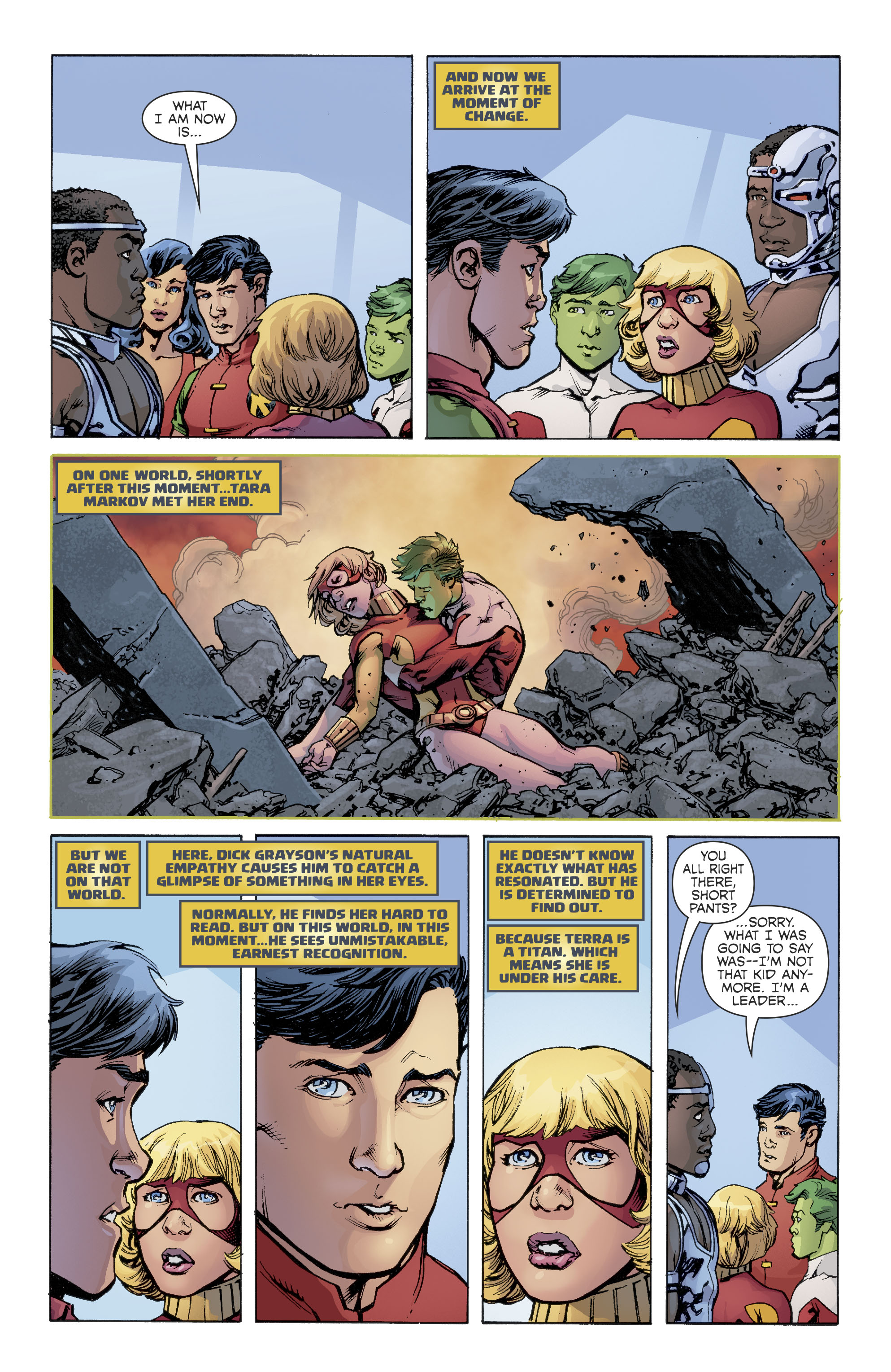 Read online Tales From the Dark Multiverse: Teen Titans: The Judas Contract comic -  Issue # Full - 9