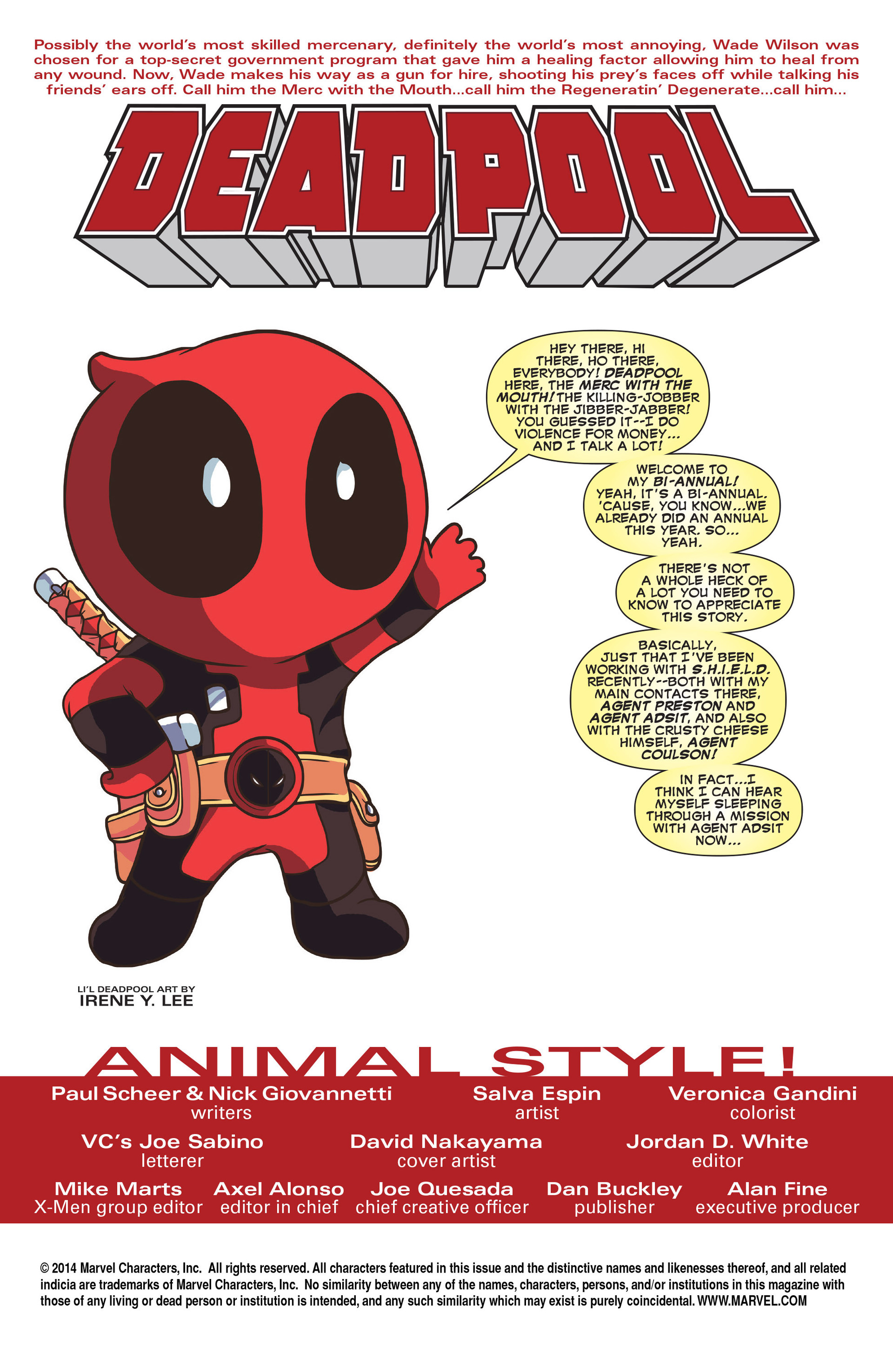 Read online Deadpool (2013) comic -  Issue # Bi-Annual 1 - 2
