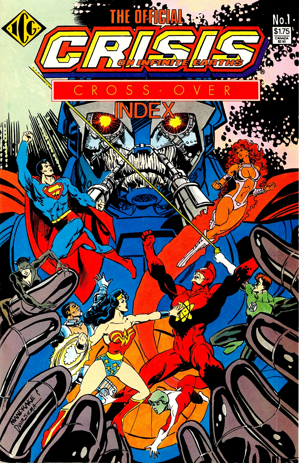 Read online The Official Crisis on Infinite Earths Crossover Index comic -  Issue # Full - 1