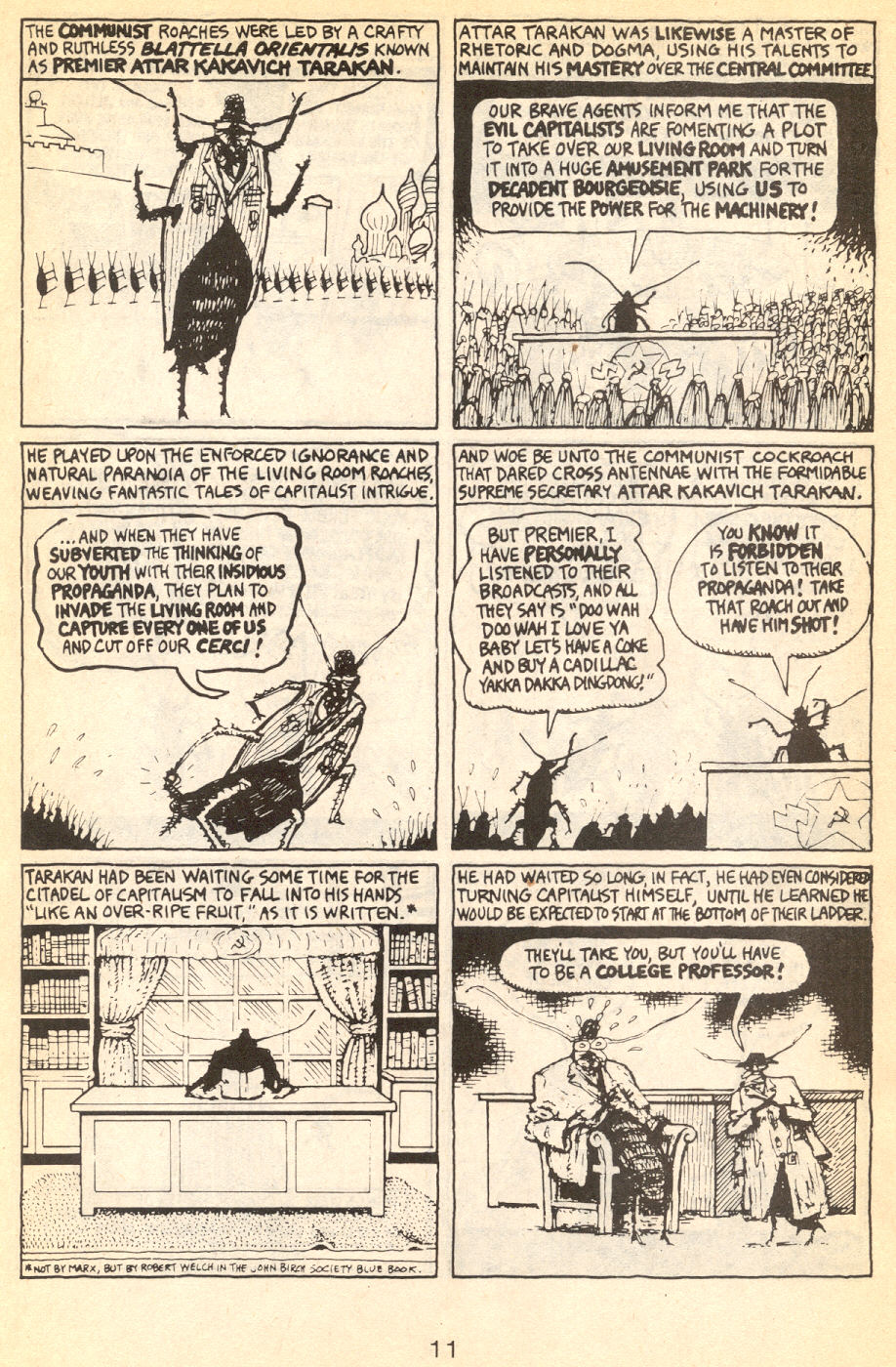 Read online Adventures of Fat Freddy's Cat comic -  Issue #6 - 13