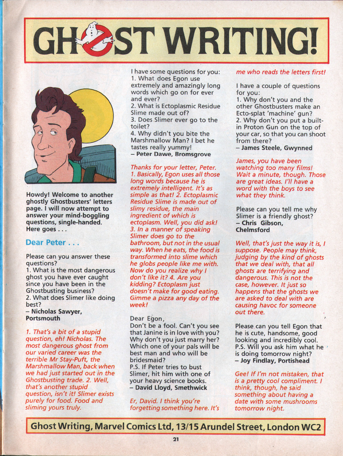 Read online The Real Ghostbusters comic -  Issue #58 - 21