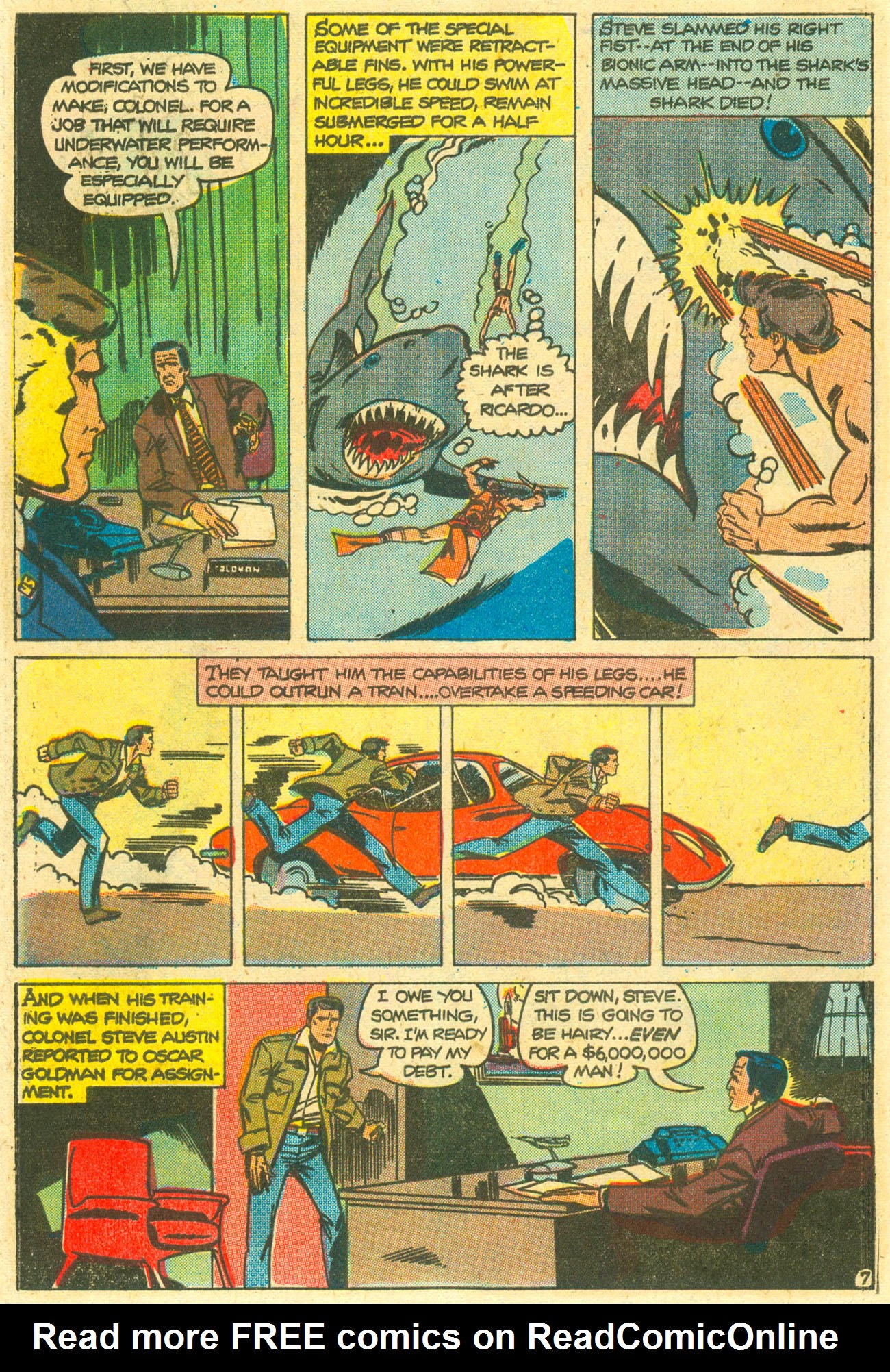 Read online The Six Million Dollar Man [comic] comic -  Issue #1 - 10