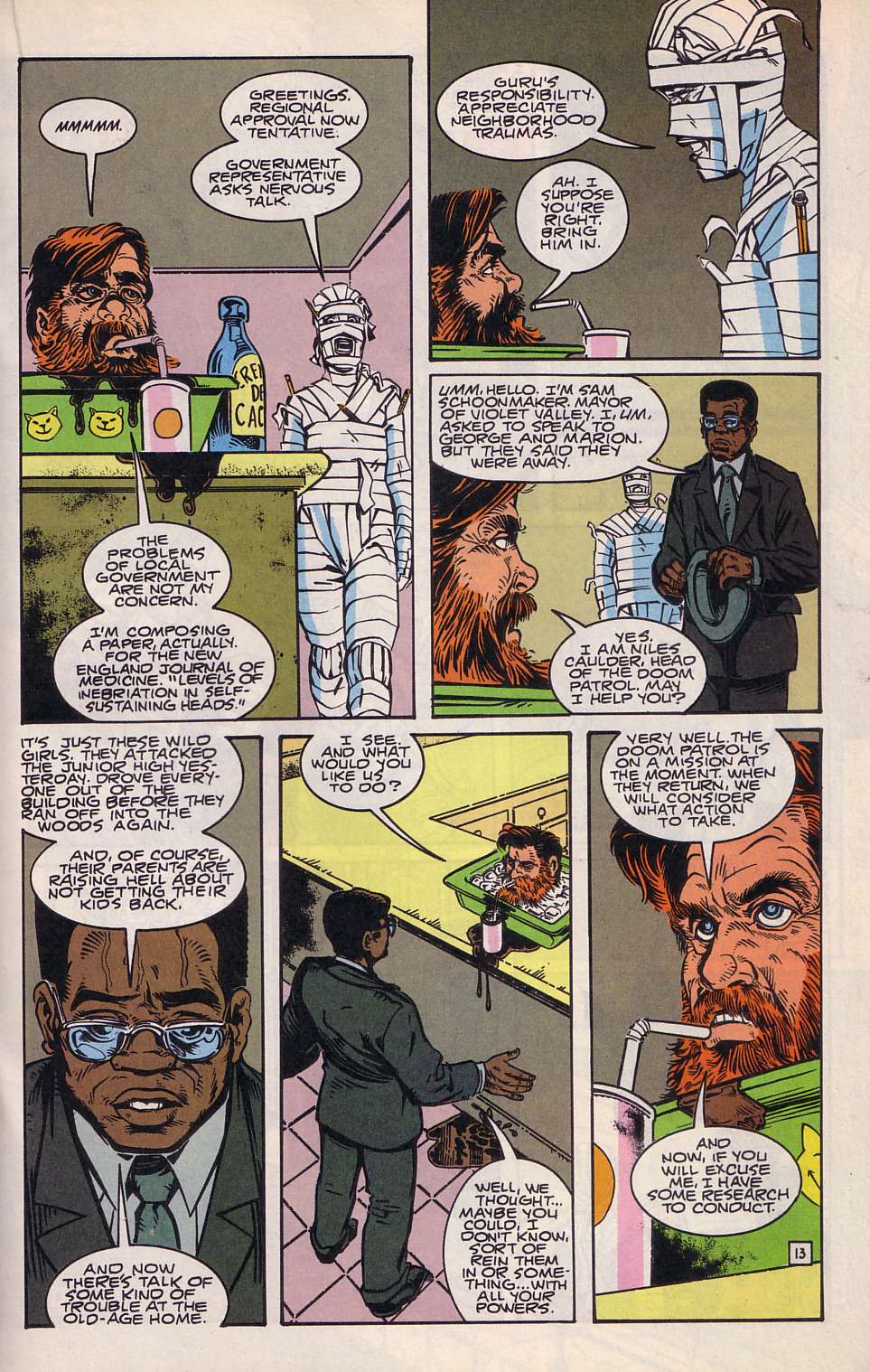 Read online Doom Patrol (1987) comic -  Issue #69 - 14