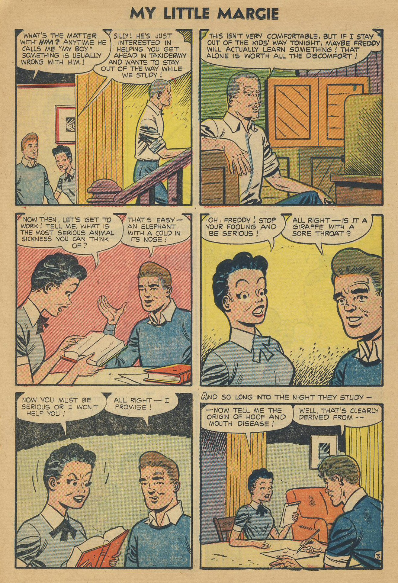 Read online My Little Margie (1954) comic -  Issue #4 - 23