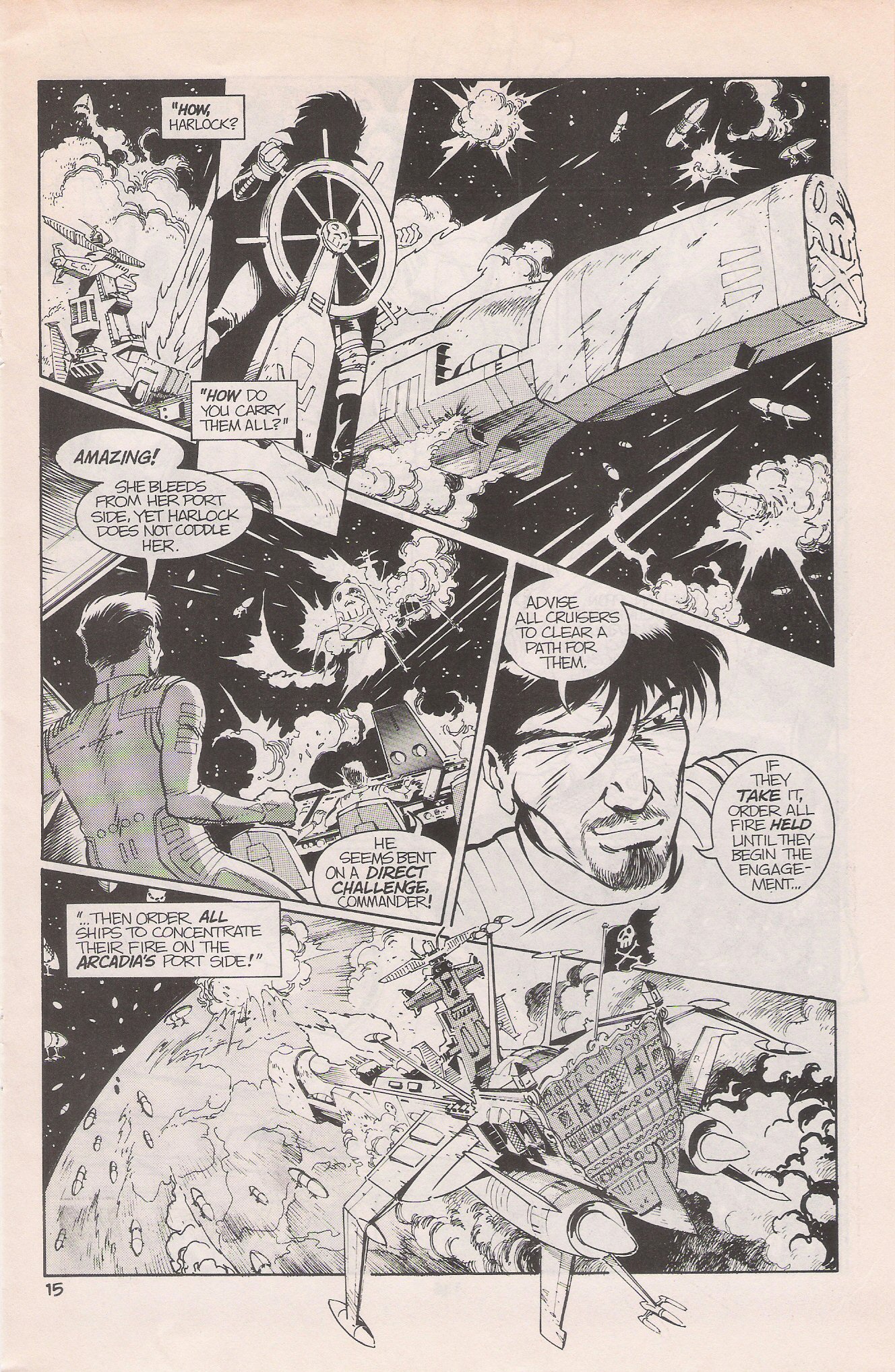 Read online Captain Harlock: Deathshadow Rising comic -  Issue #6 - 17