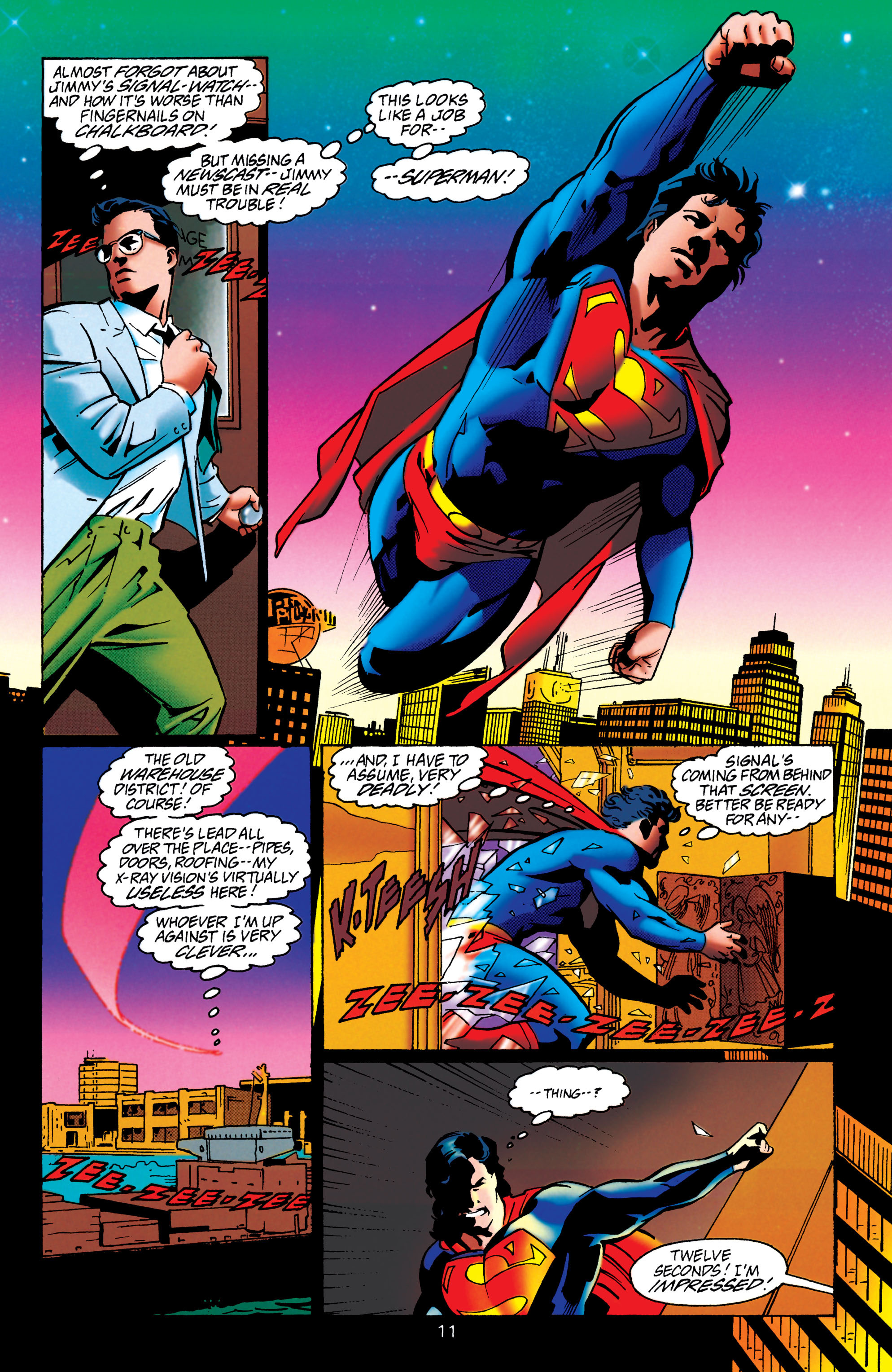 Read online Adventures of Superman (1987) comic -  Issue #538 - 12