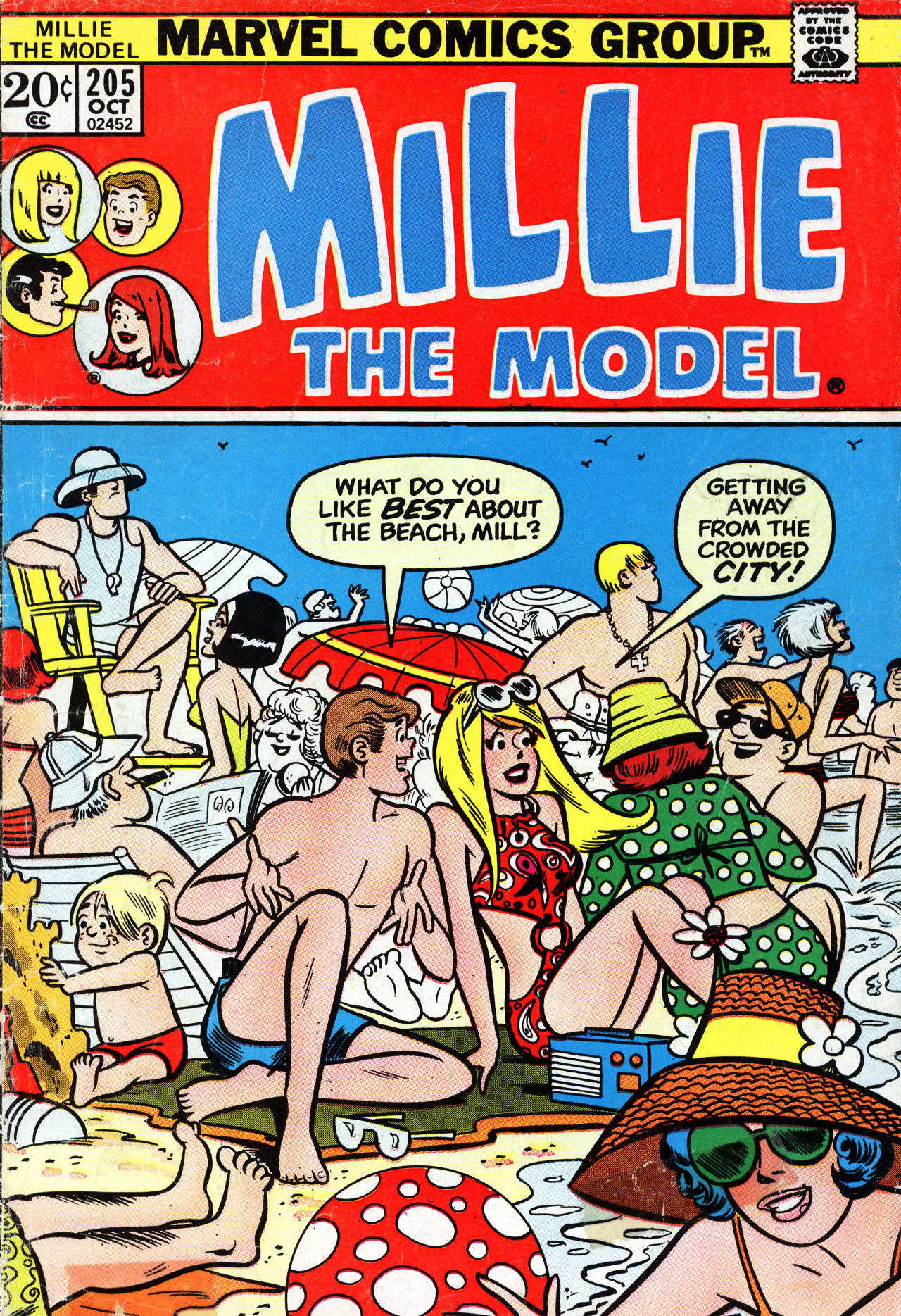 Read online Millie the Model comic -  Issue #205 - 1