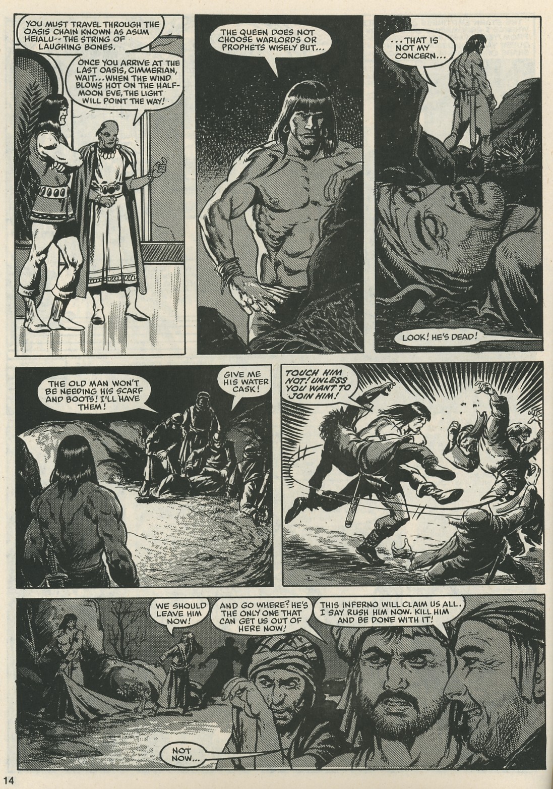 Read online The Savage Sword Of Conan comic -  Issue #117 - 13