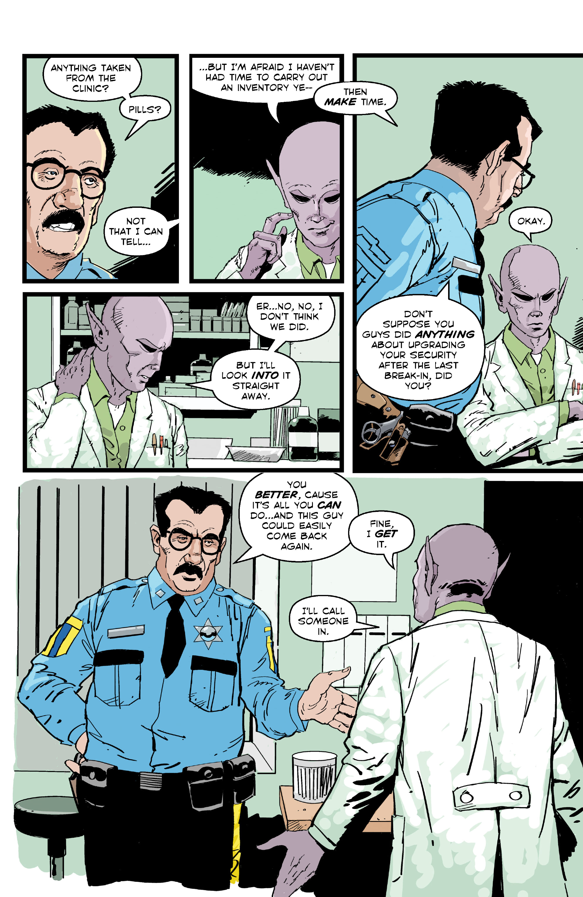 Read online Resident Alien: Your Ride's Here comic -  Issue #5 - 12