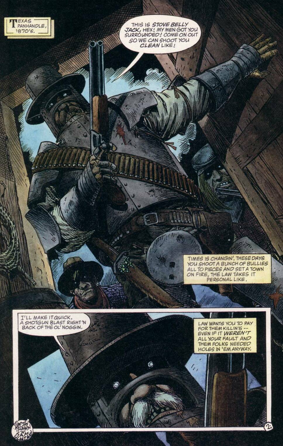 Read online Jonah Hex: Riders of the Worm and Such comic -  Issue #1 - 4