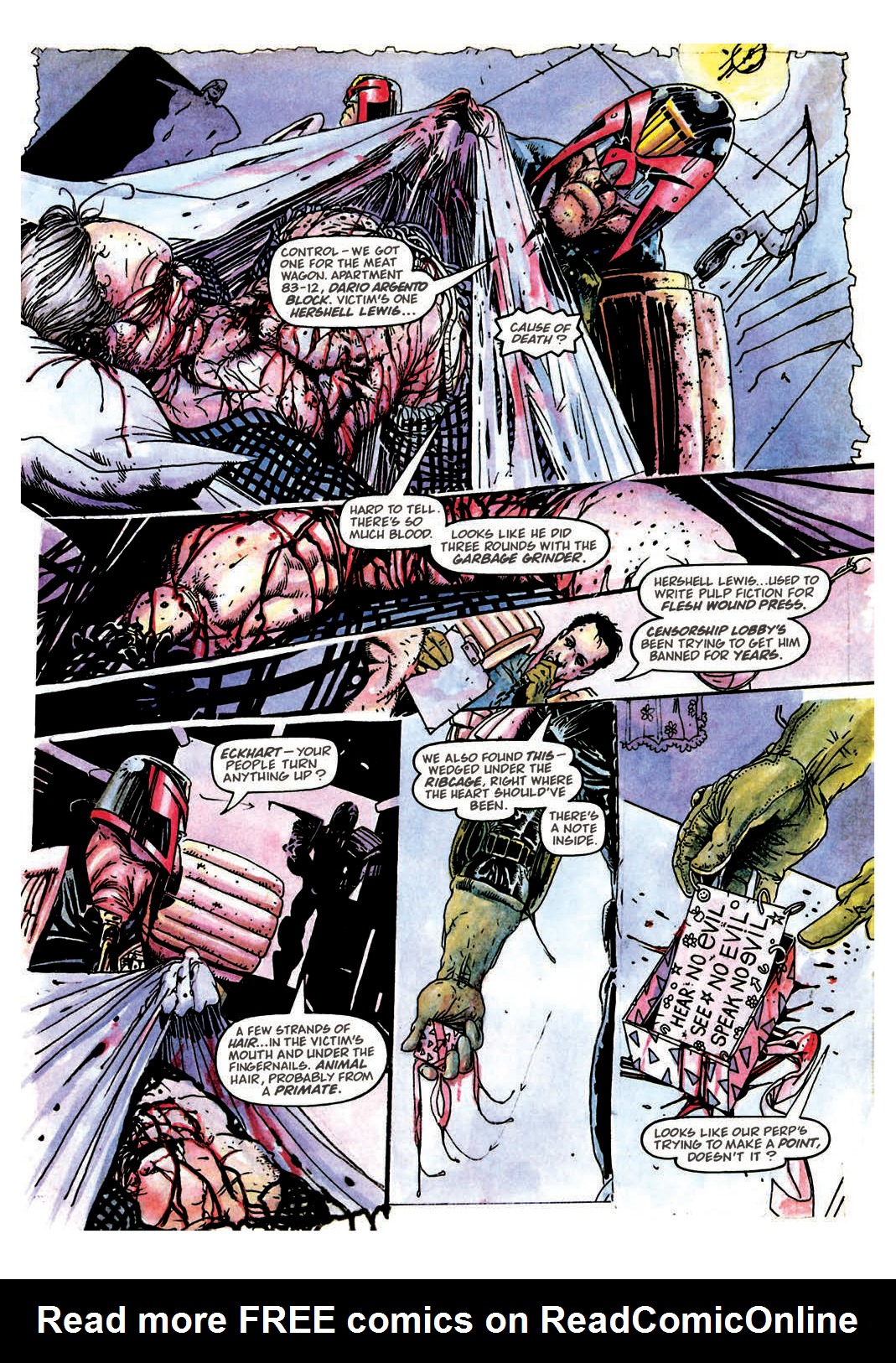 Read online Judge Dredd [Collections - Rebellion] comic -  Issue # TPB Judge Dredd - Heavy Metal Dredd - 80