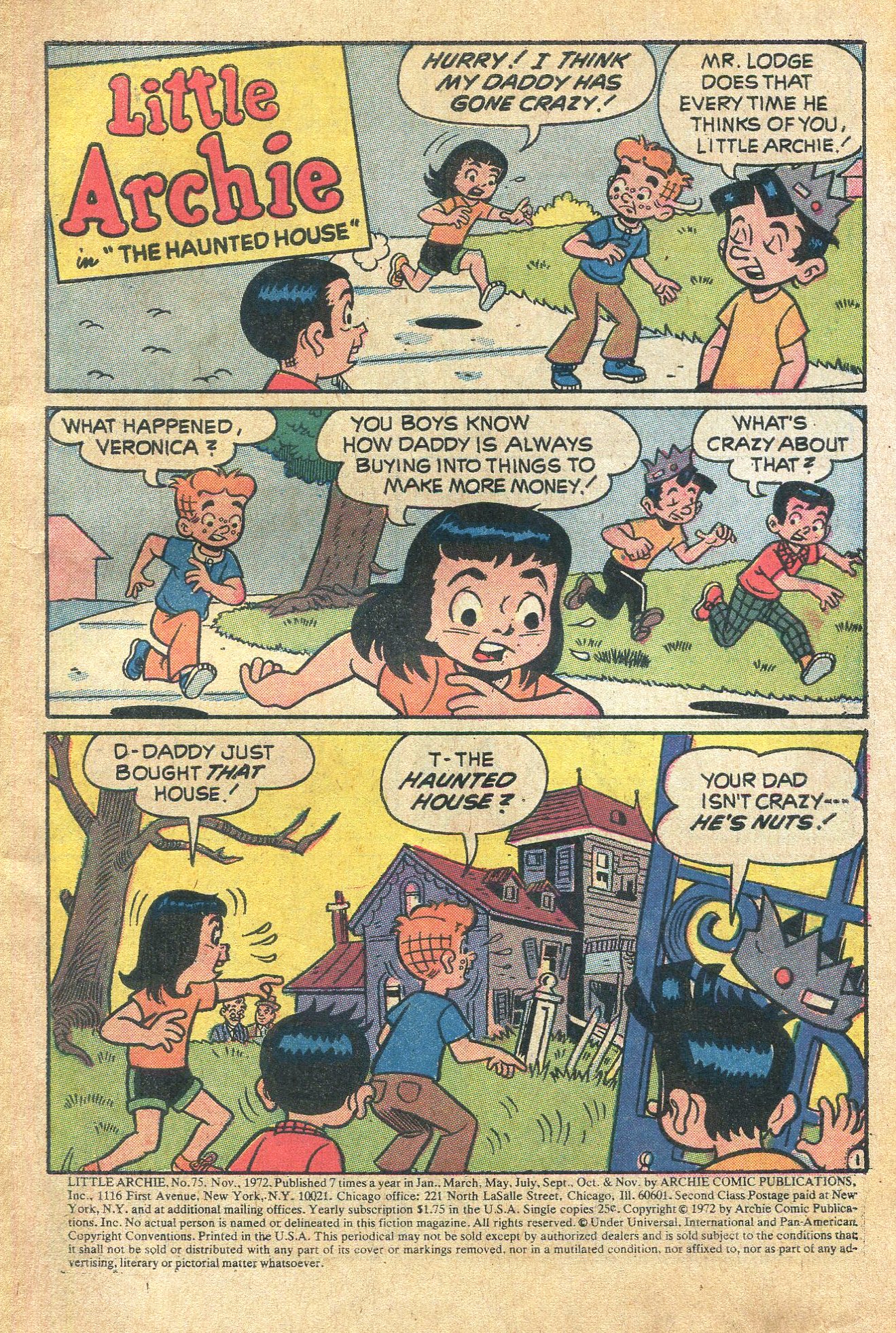 Read online The Adventures of Little Archie comic -  Issue #75 - 3