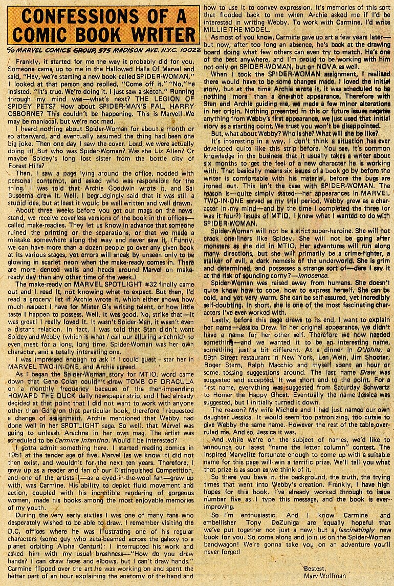 Read online Spider-Woman (1978) comic -  Issue #1 - 19