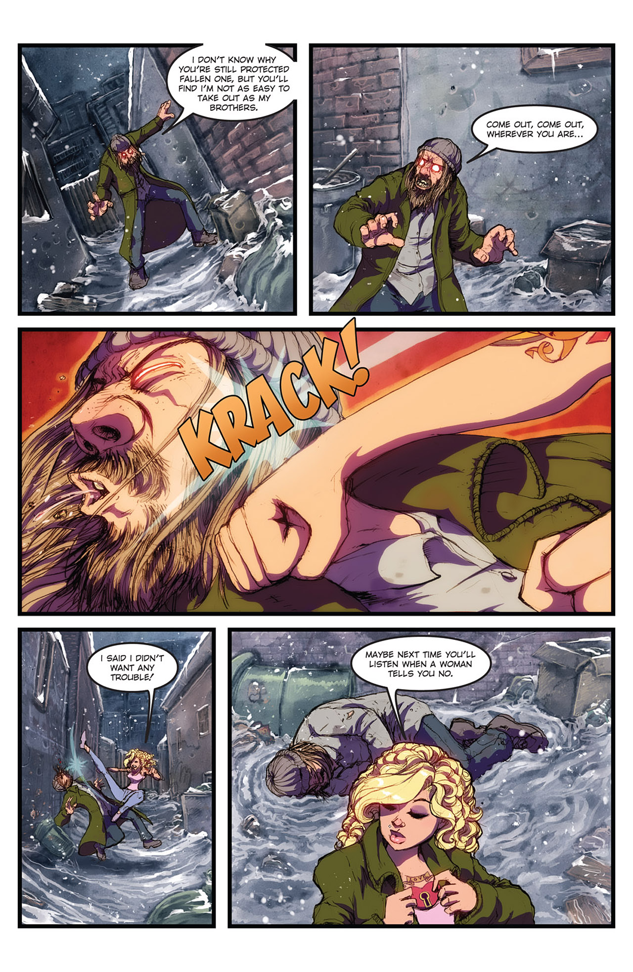 Read online Avengelyne (2011) comic -  Issue #1 - 11