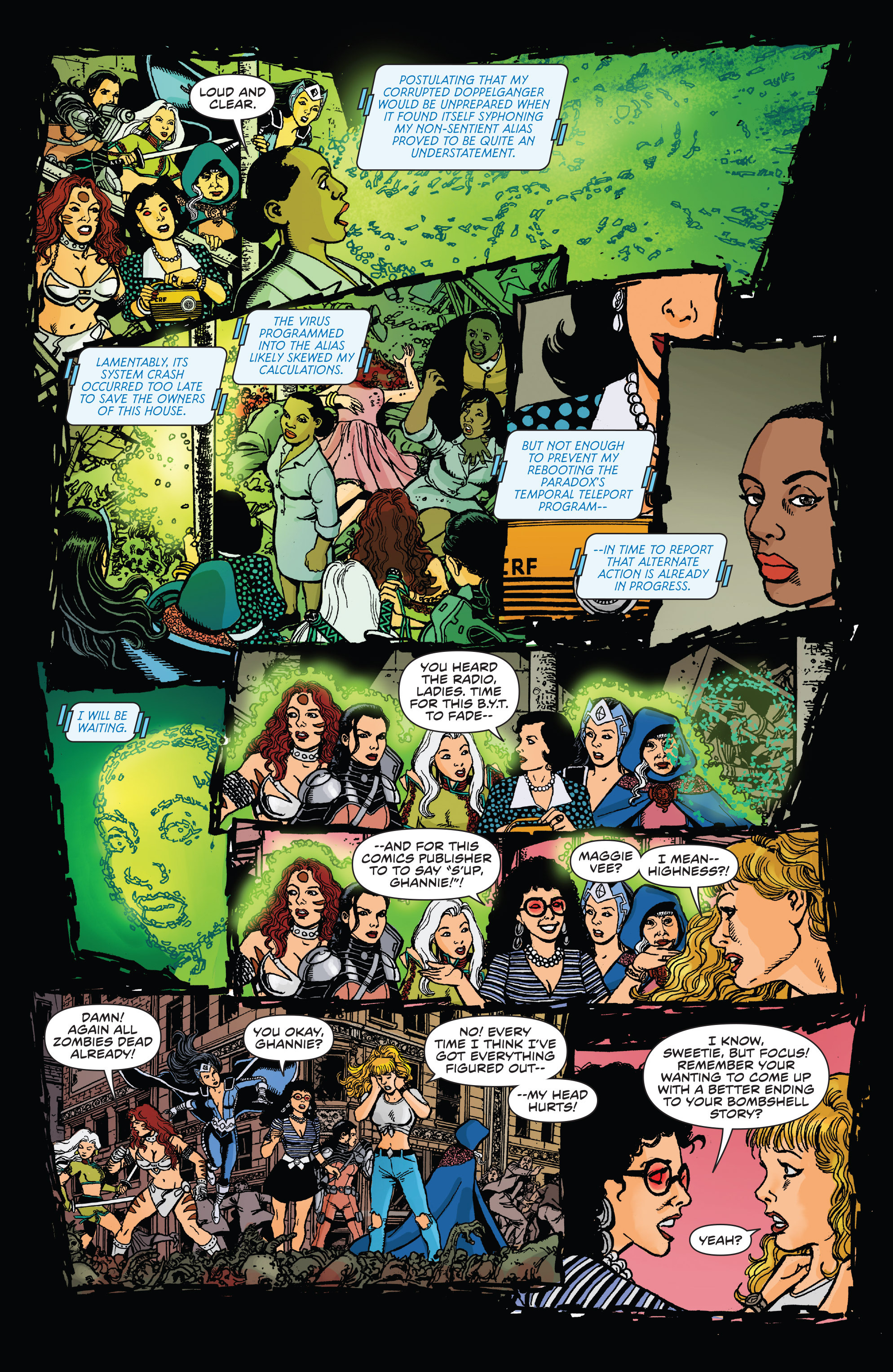 Read online George Pérez's Sirens comic -  Issue #6 - 12